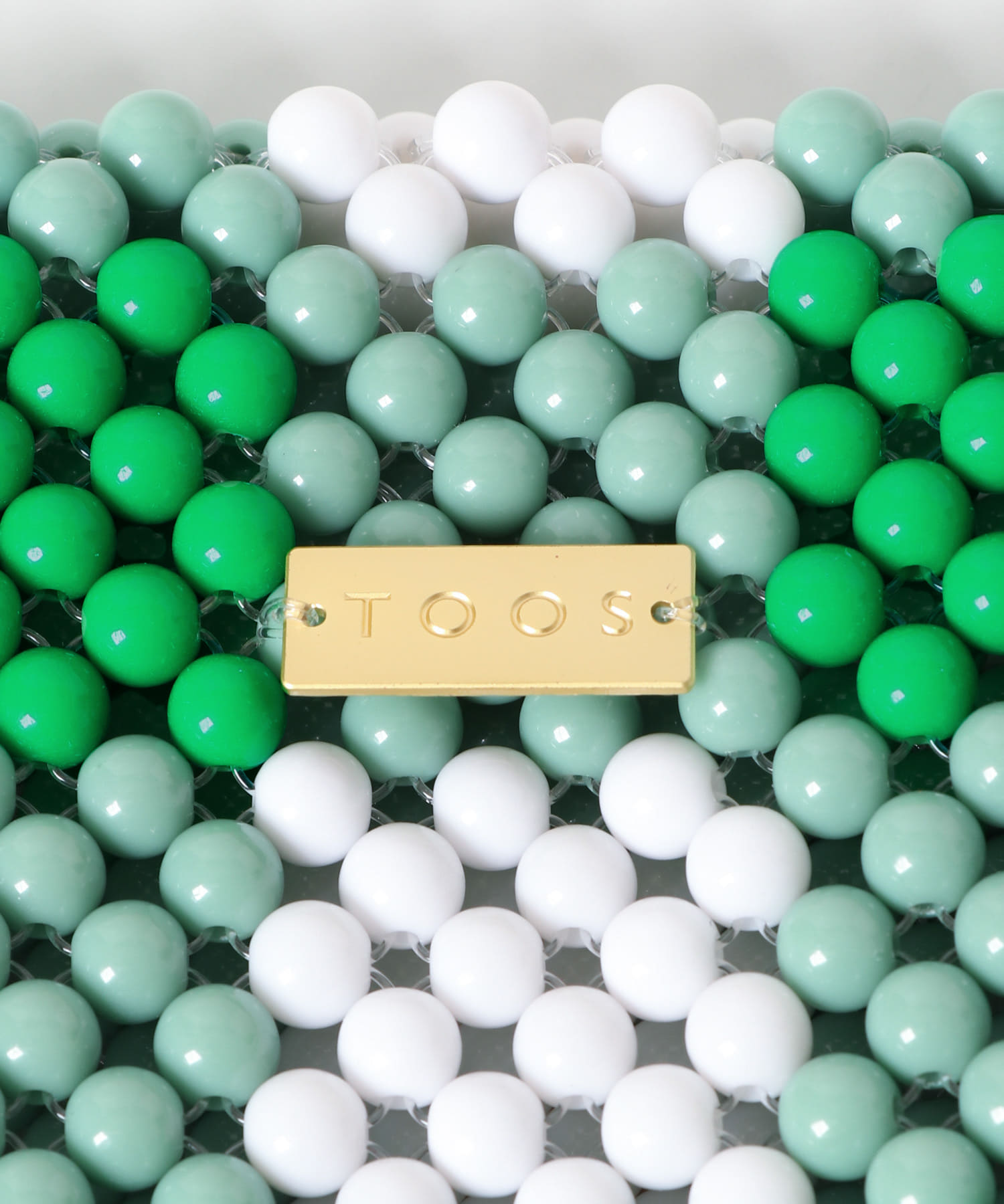 TOOS　wood ball shoulderbag green one