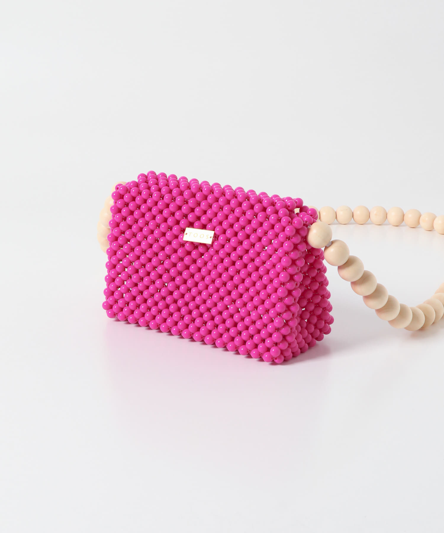 TOOS　wood ball shoulderbag pink one