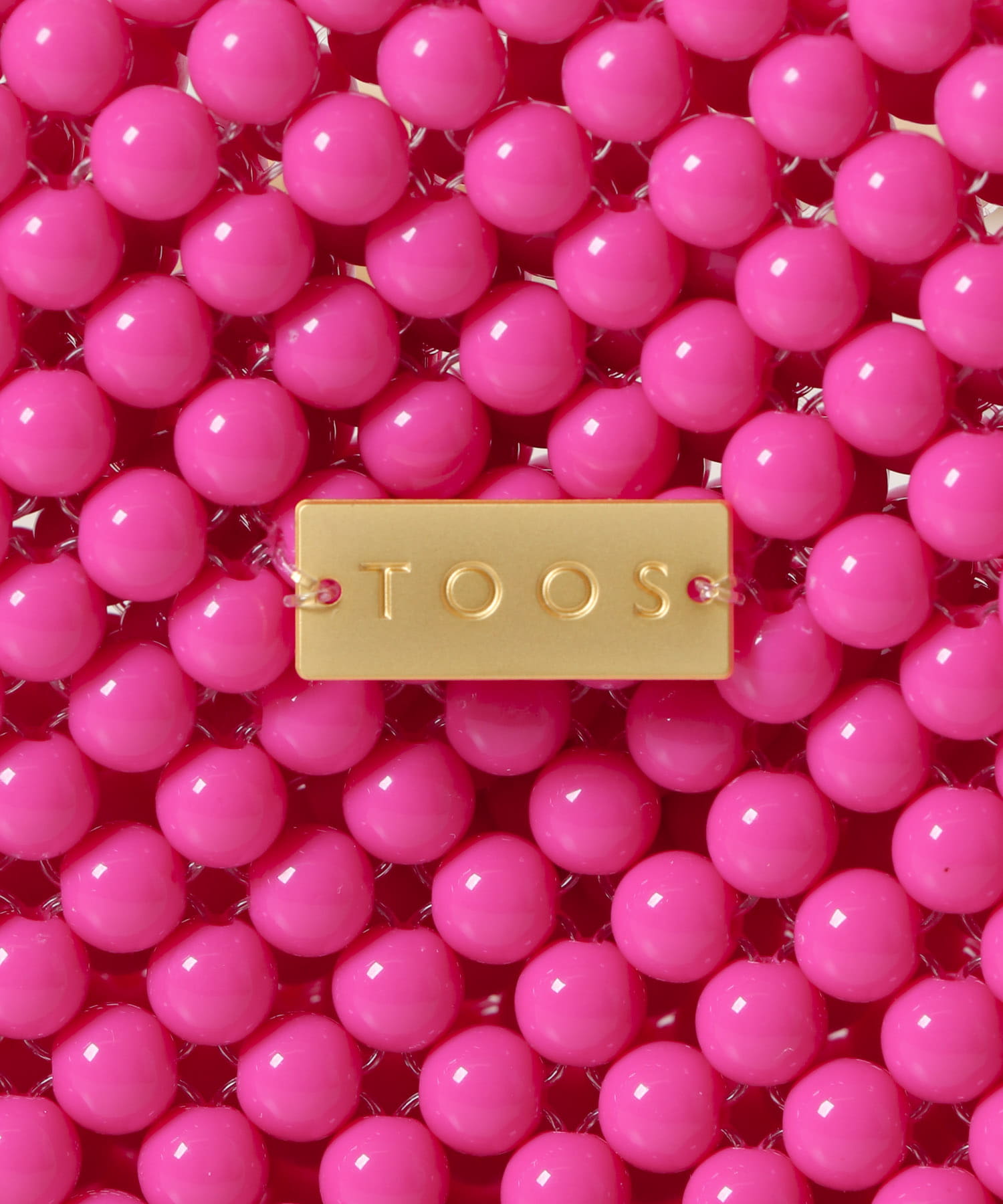 TOOS　wood ball shoulderbag pink one