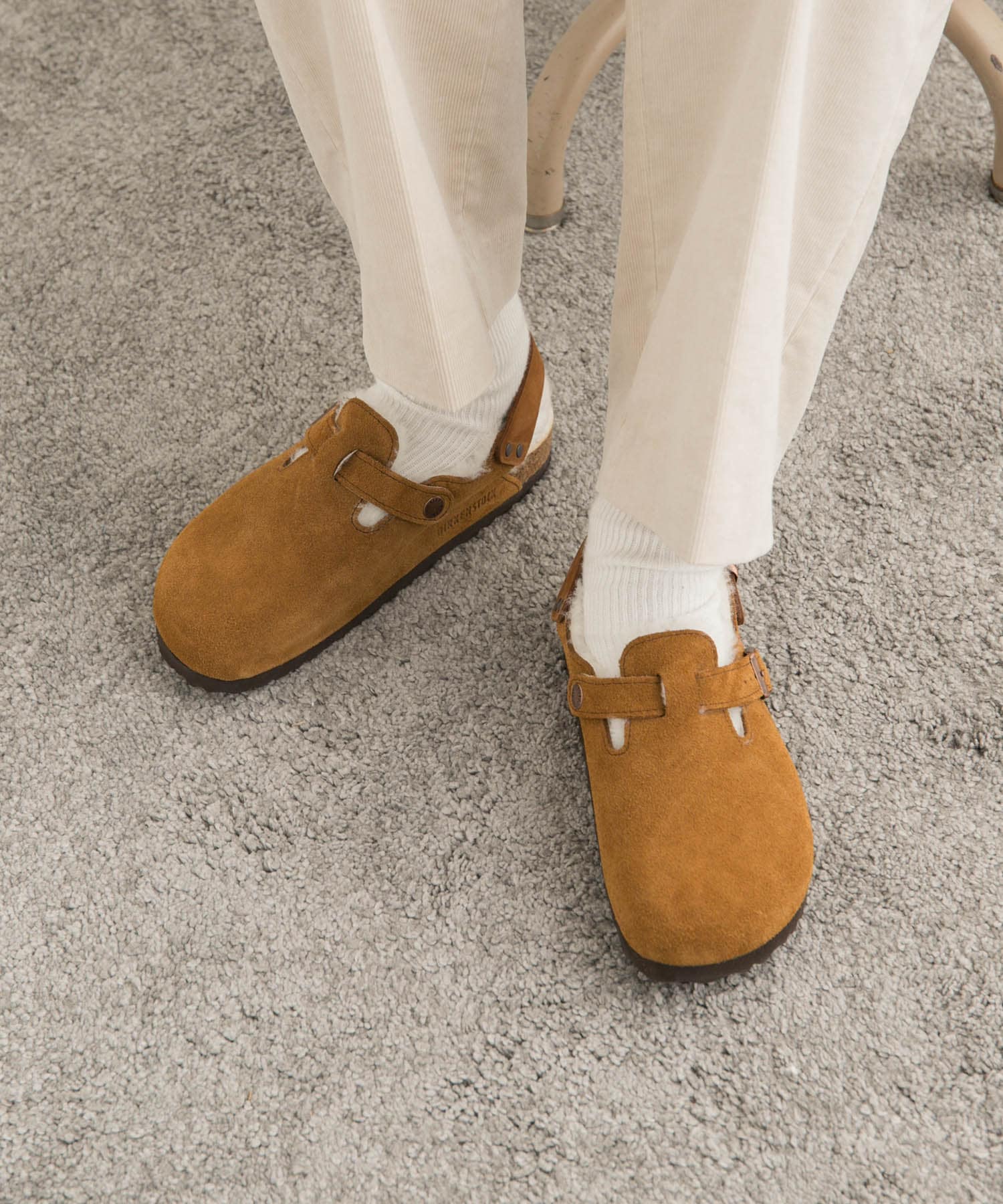 BIRKENSTOCK　Tokio Shearling LEVE Mink LAF 36