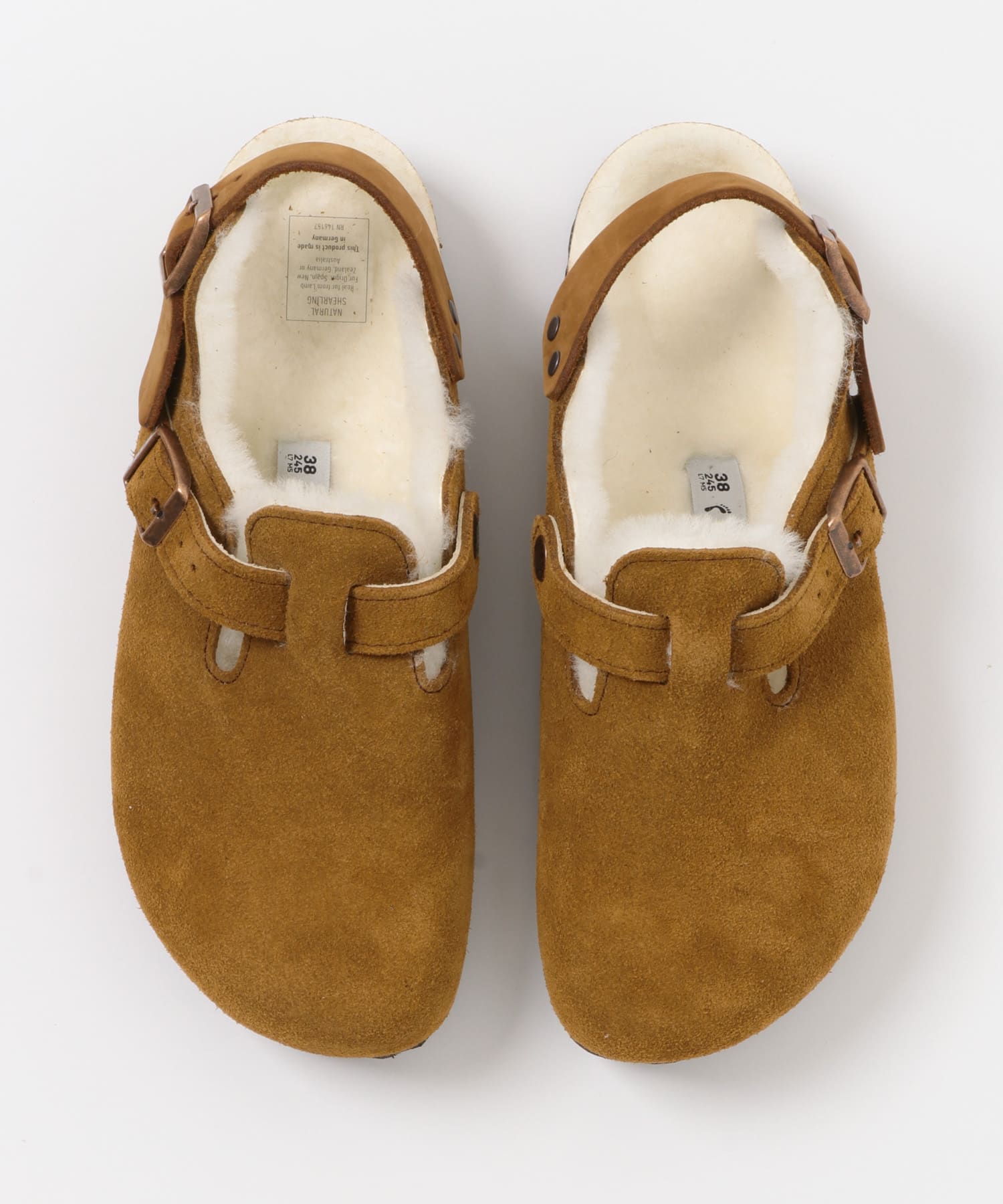 BIRKENSTOCK　Tokio Shearling LEVE Mink LAF 36