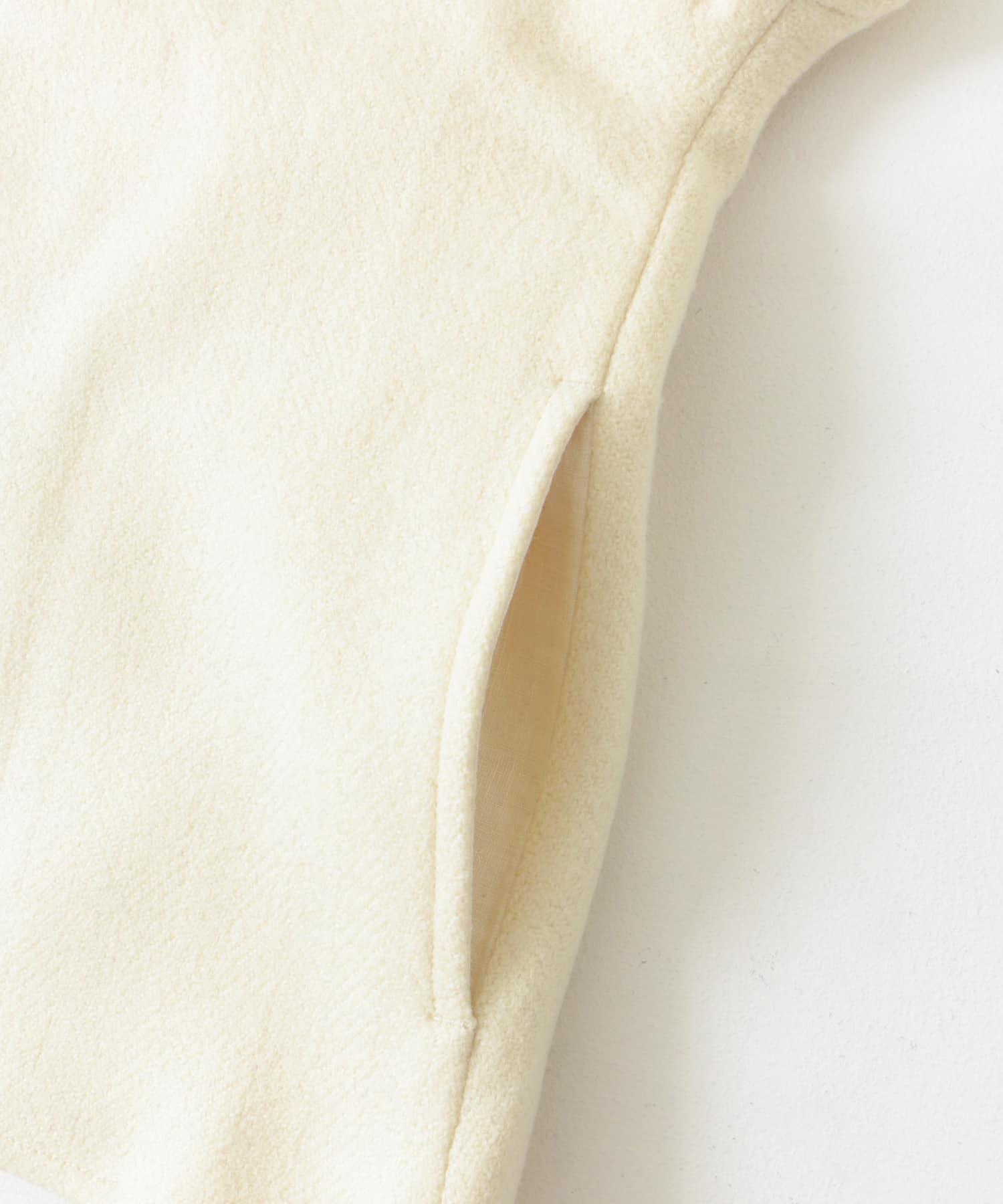 COSMIC WONDER　Herringbone dolman vest White S