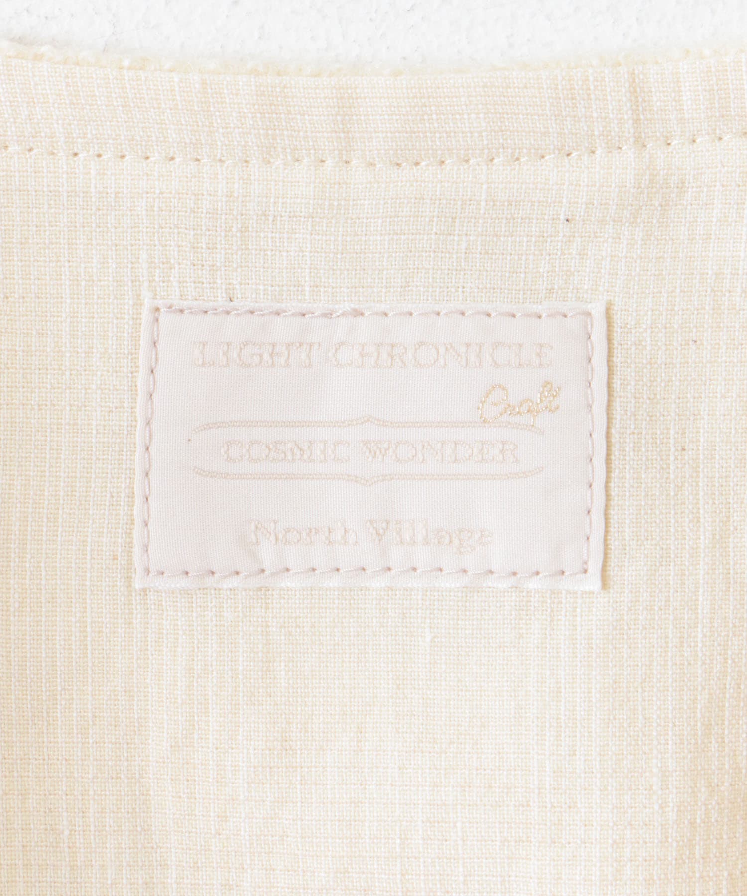 COSMIC WONDER　Herringbone dolman vest White S