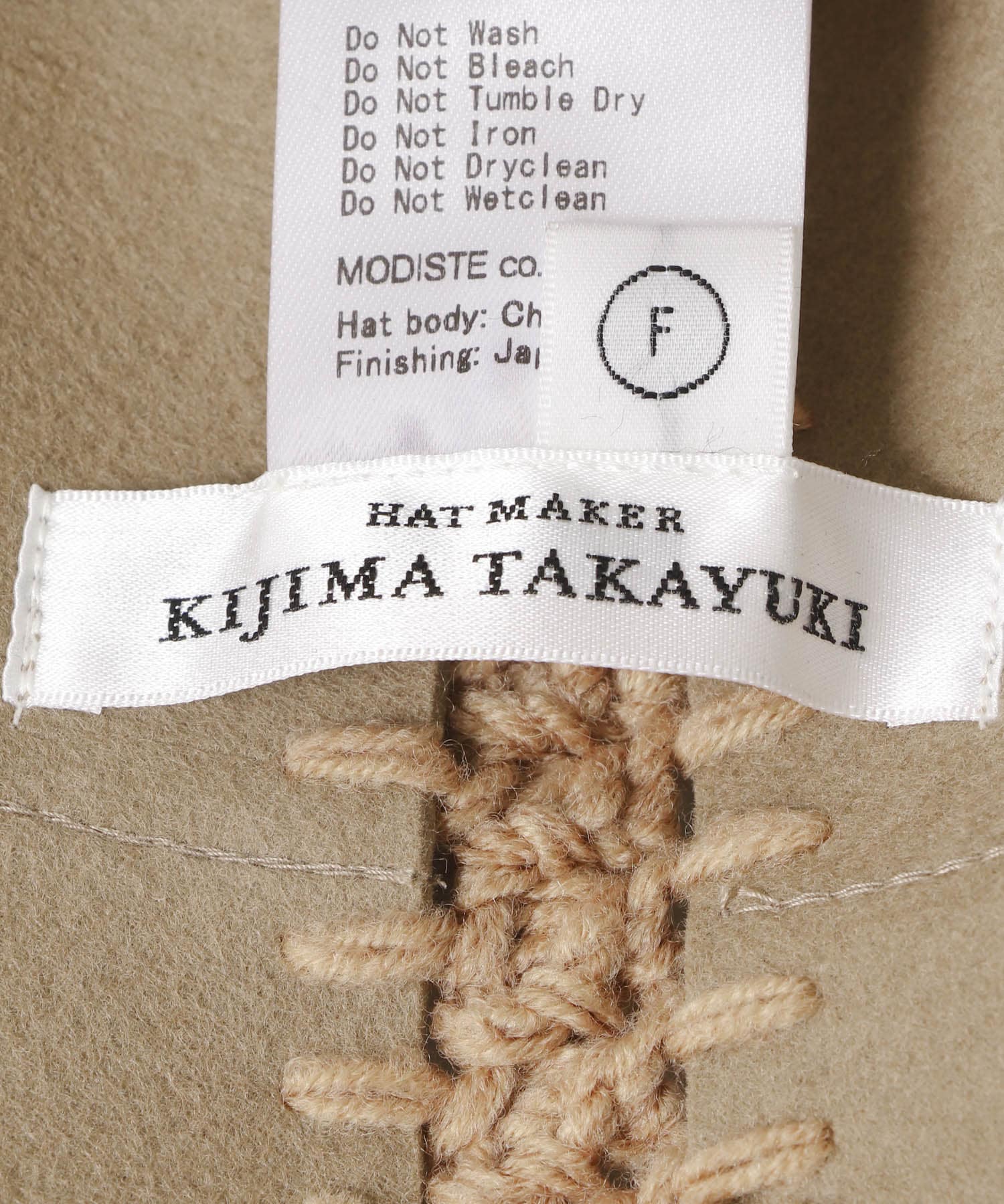 KIJIMA TAKAYUKI　METRO HAT CAMEL FREE