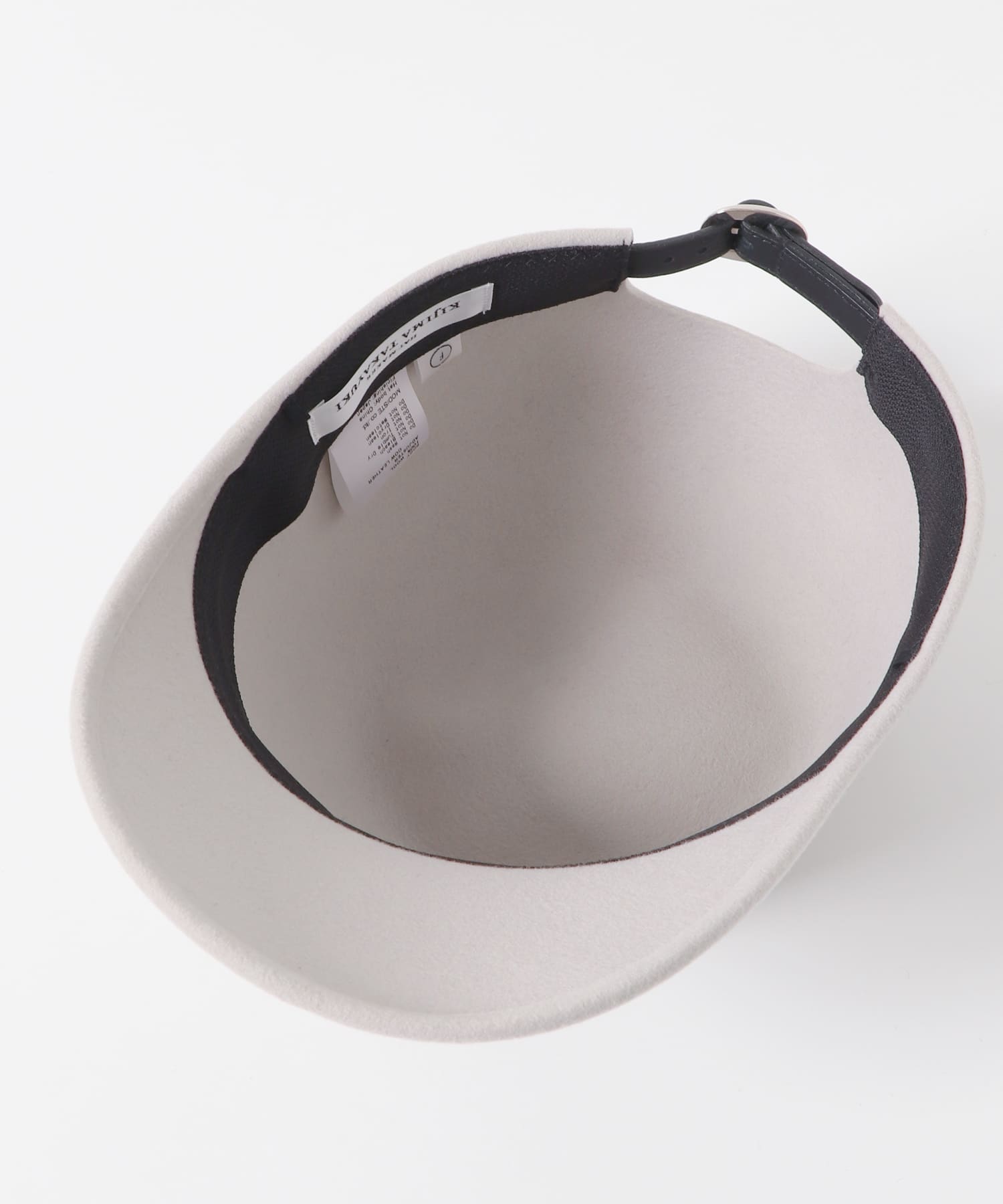KIJIMA TAKAYUKI　MERINO WOOL FELT BB CAP GREIGE FREE