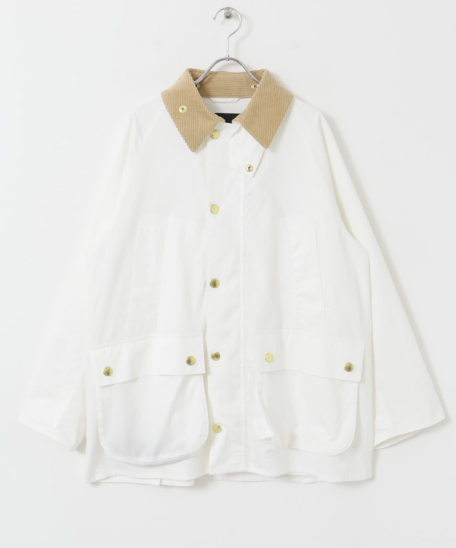 『別注』Barbour / DOORS　BEDALE white M