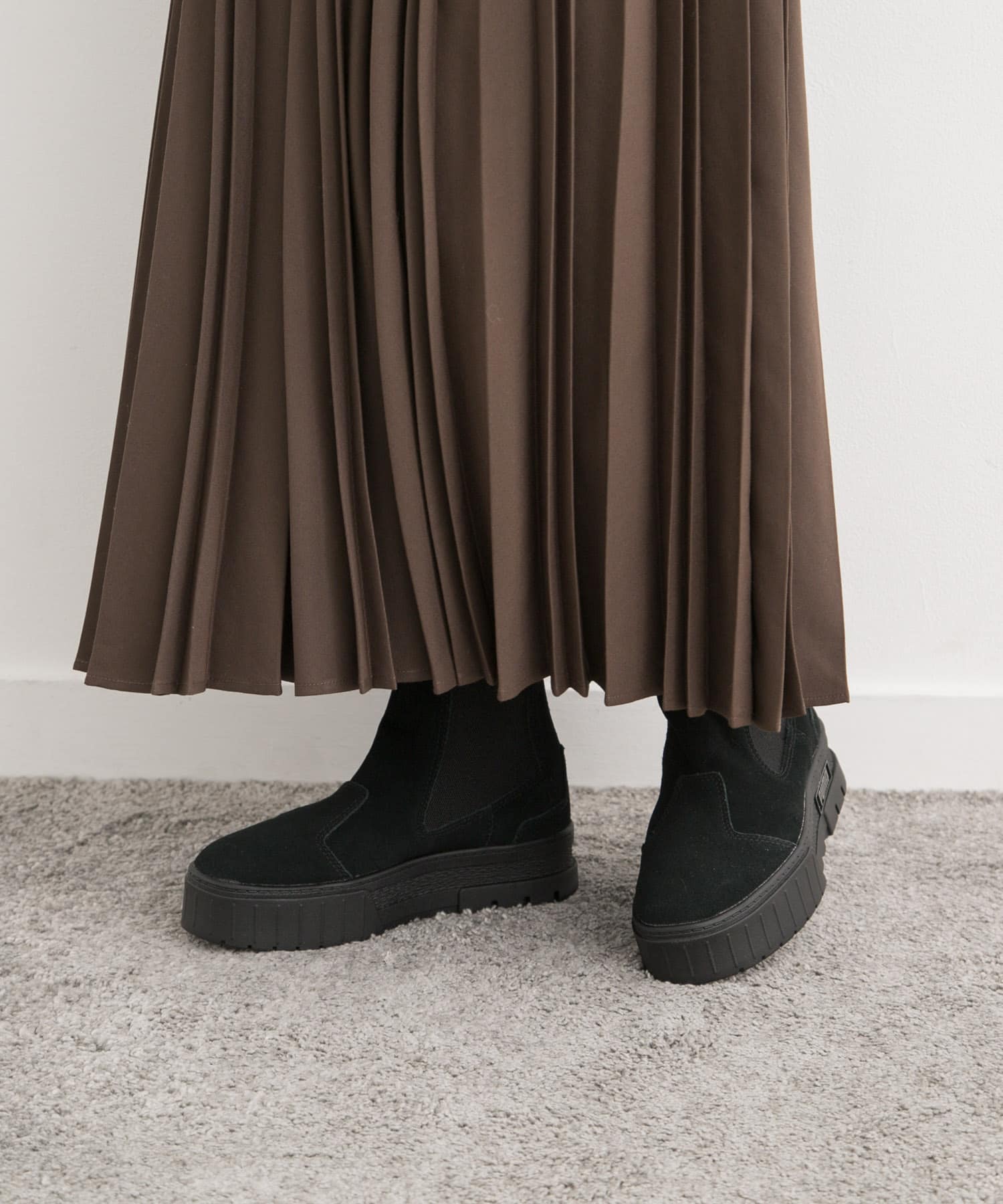 PUMA　メイズチェルシースウェード ブラック 23.5