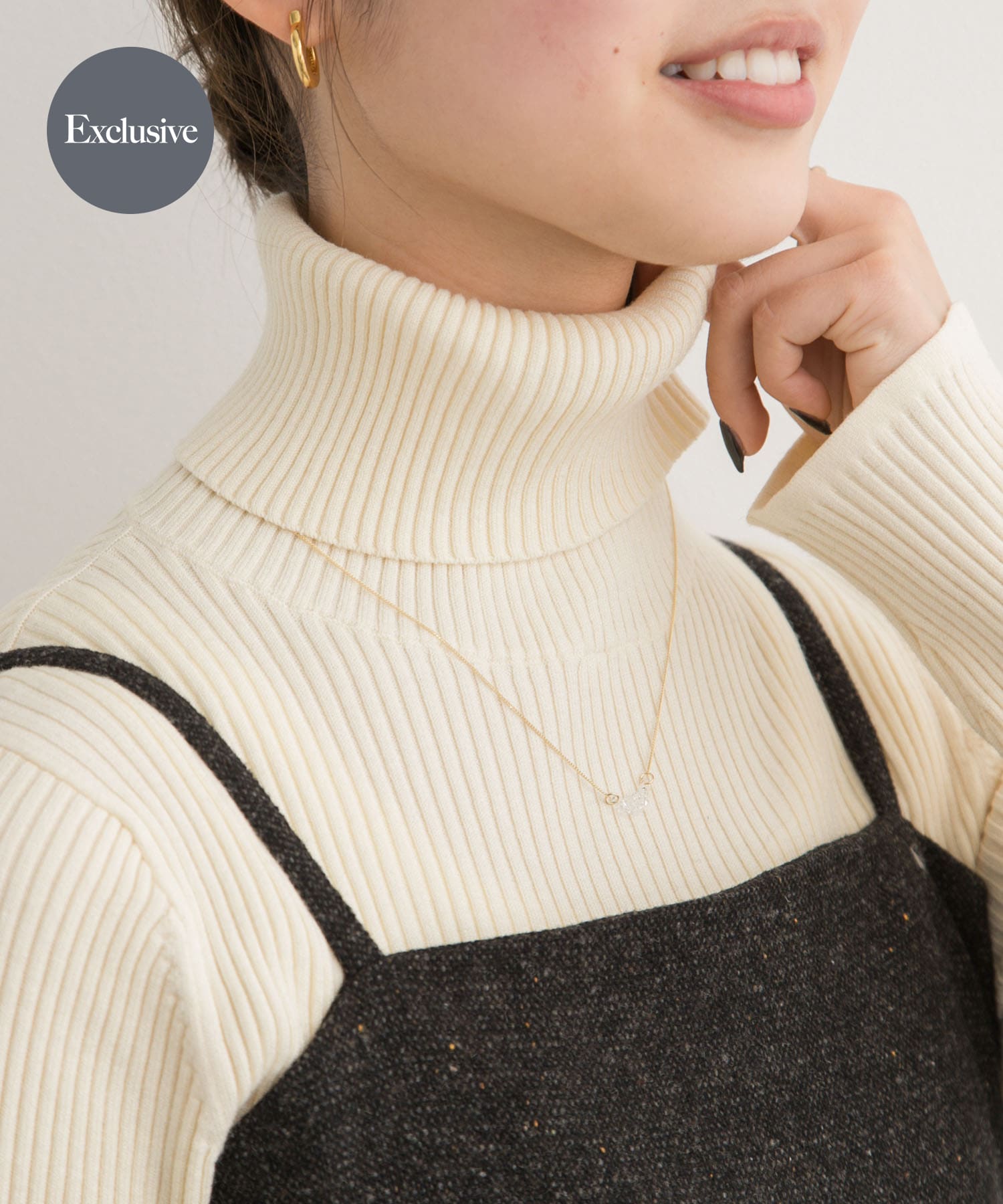 『別注』HARIO Lampwork Factory×DOORS　マーキスゴールドネックレス