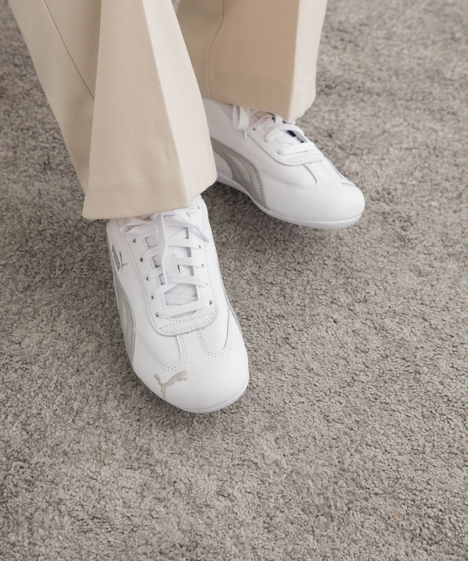 PUMA　SPEEDCAT Lth WhiteSV 23