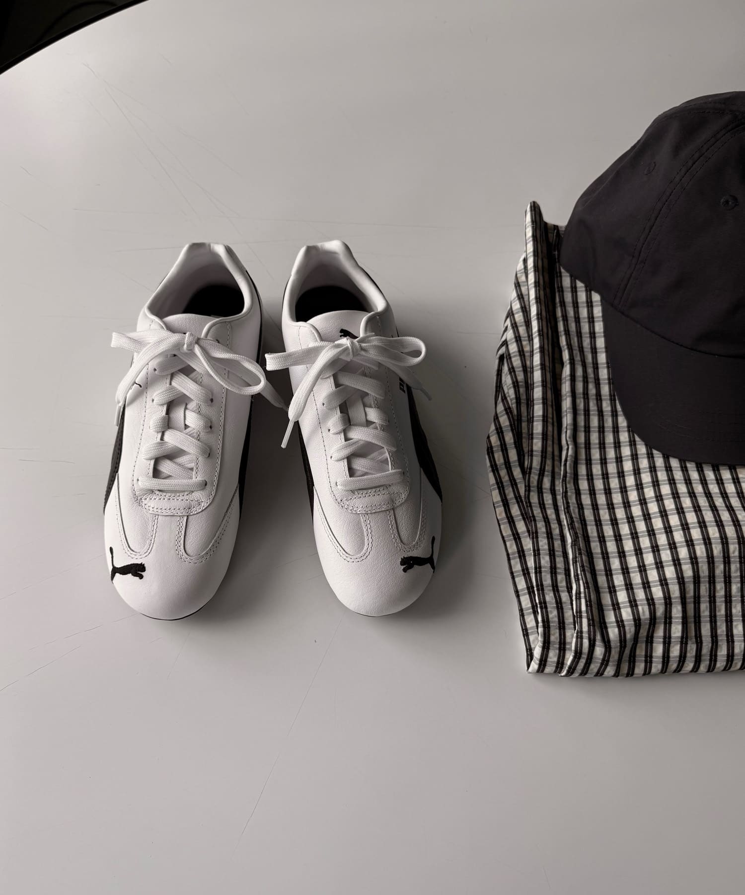PUMA　SPEEDCAT Lth BlackWhite 23