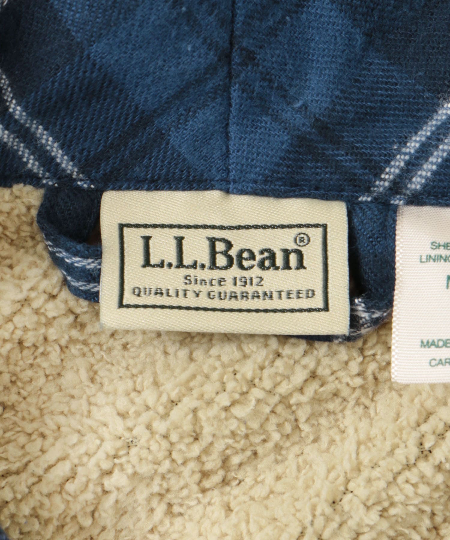 L.L.Bean　ScotchPlaidFlannelRobe Swan M