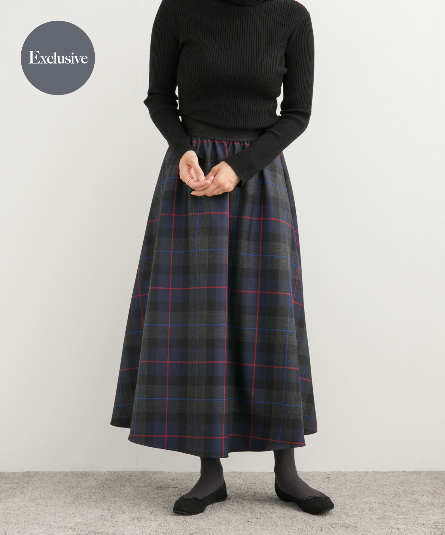 『別注』O'NEIL OF DUBLIN×DOORS　WOOLSWINGSKIRT