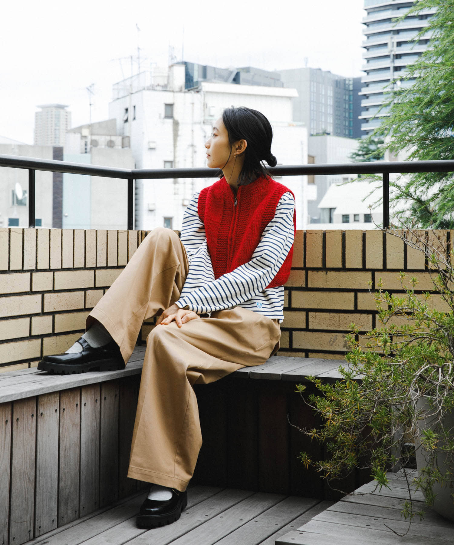 身長：165cm サイズ：one