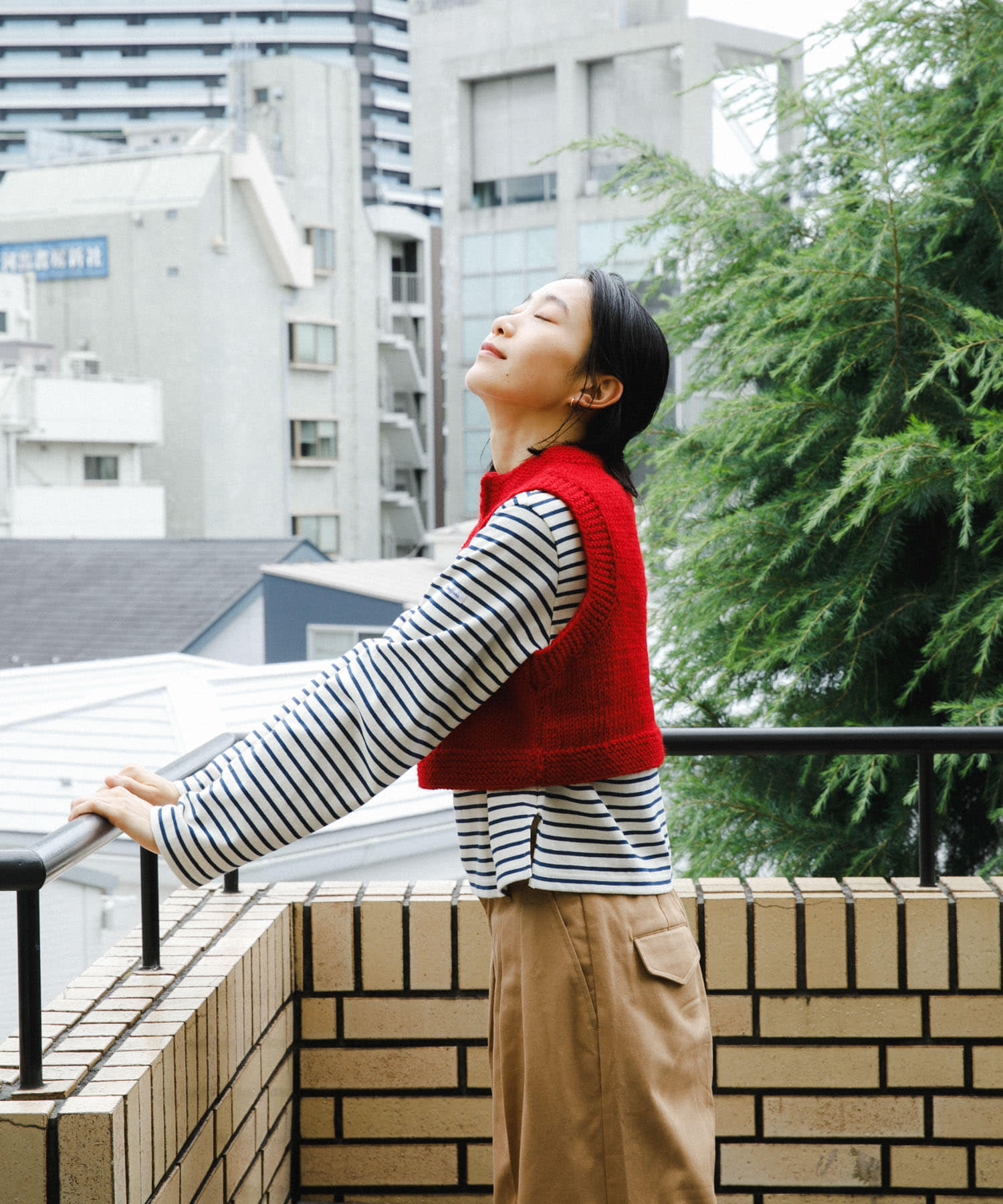 身長：165cm サイズ：one