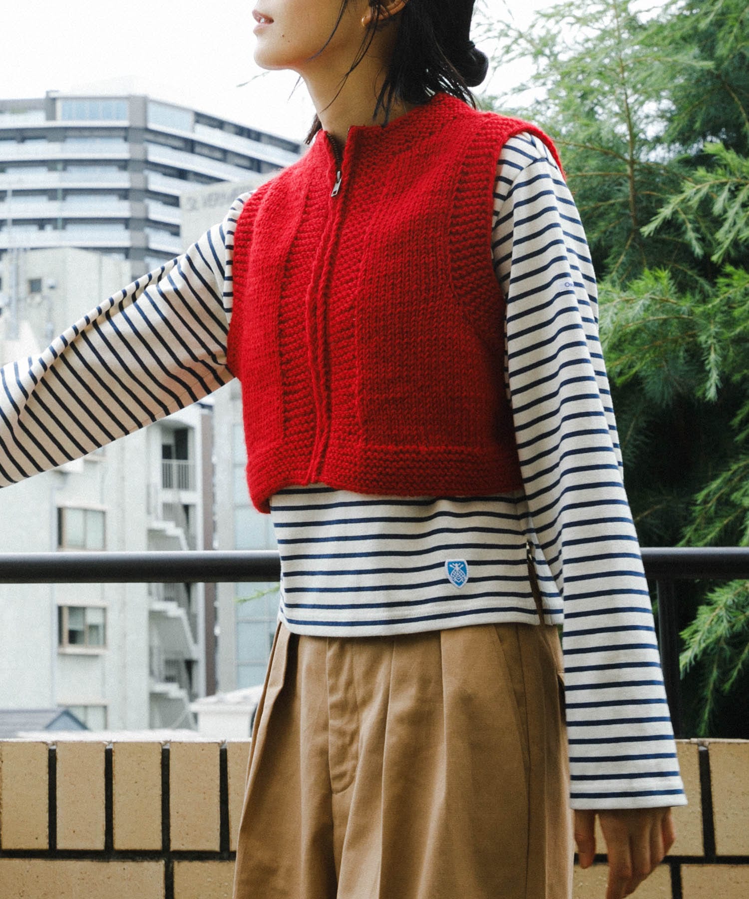 身長：165cm サイズ：one
