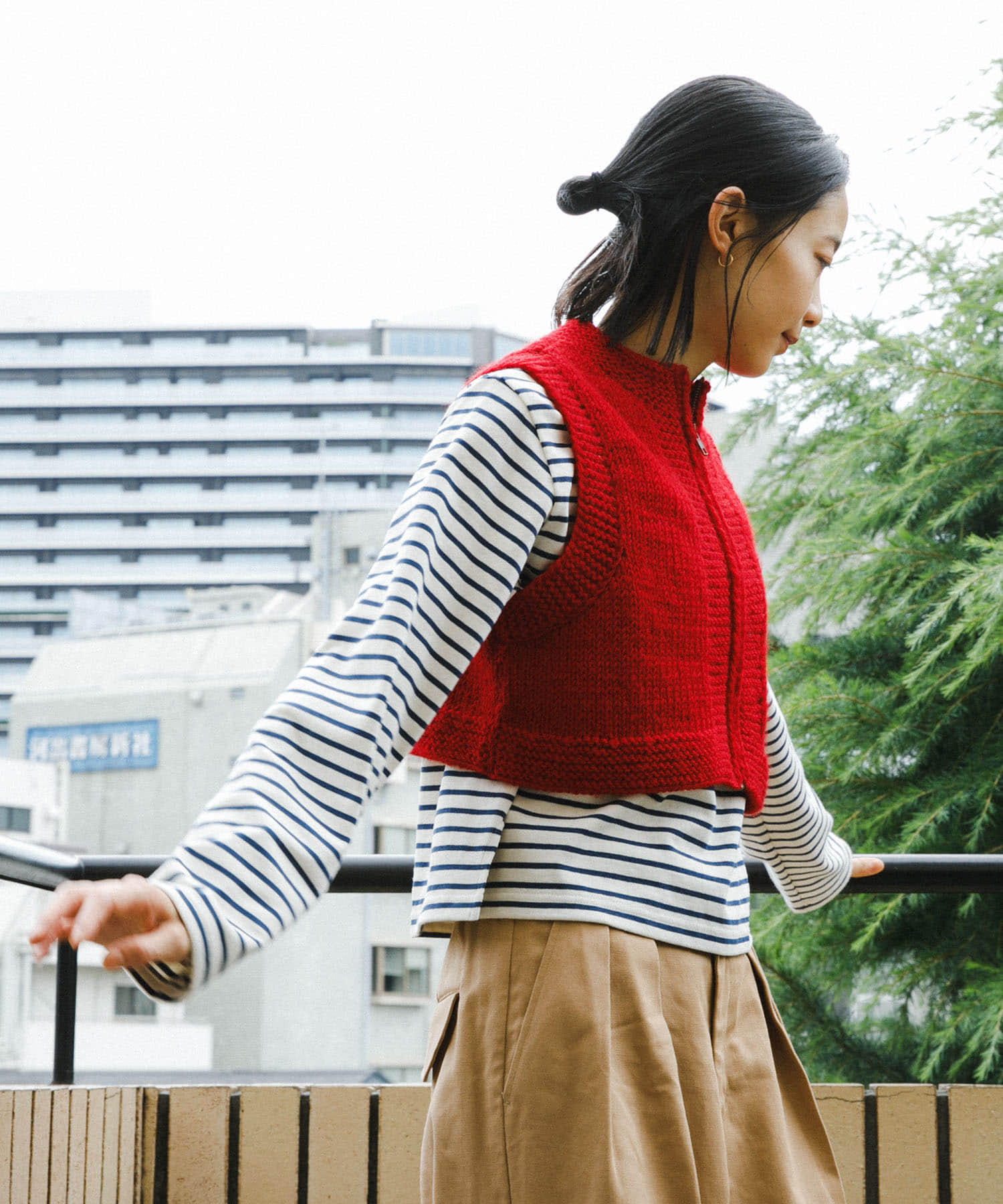 身長：165cm サイズ：one