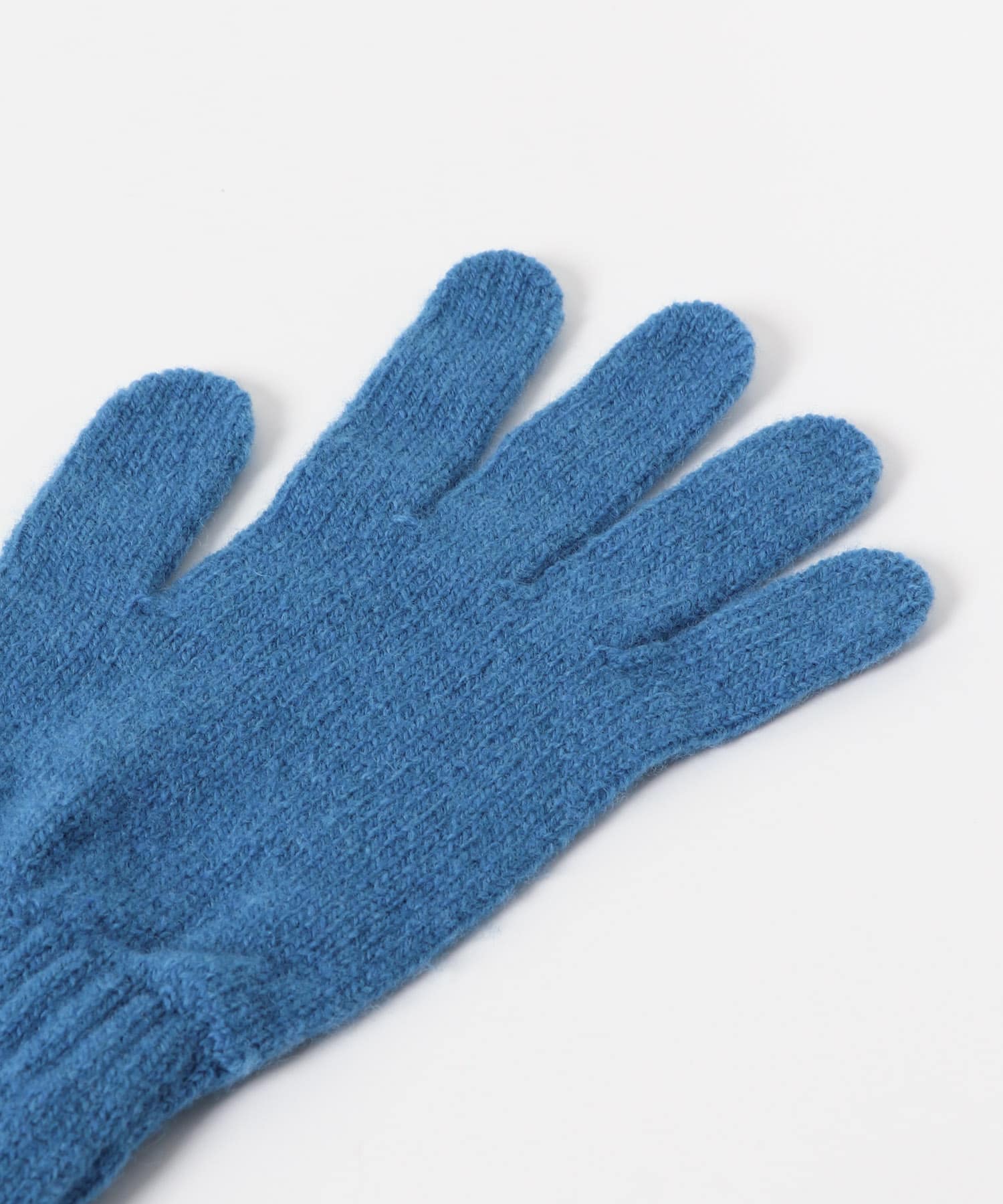 TWEED MILL　2PLY Ladies Gloves TEAL BLUE -