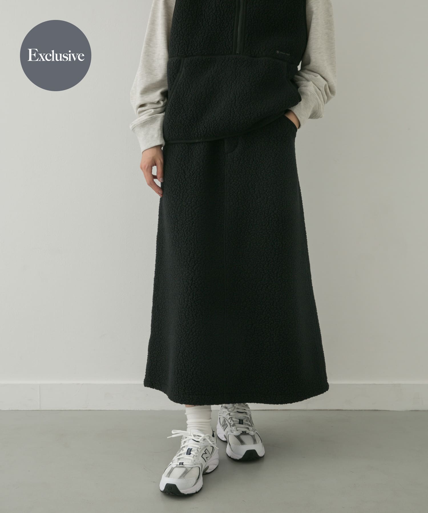 『別注』Snow Peak Apparel×DOORS　ThermalBoa FleeceSkirt