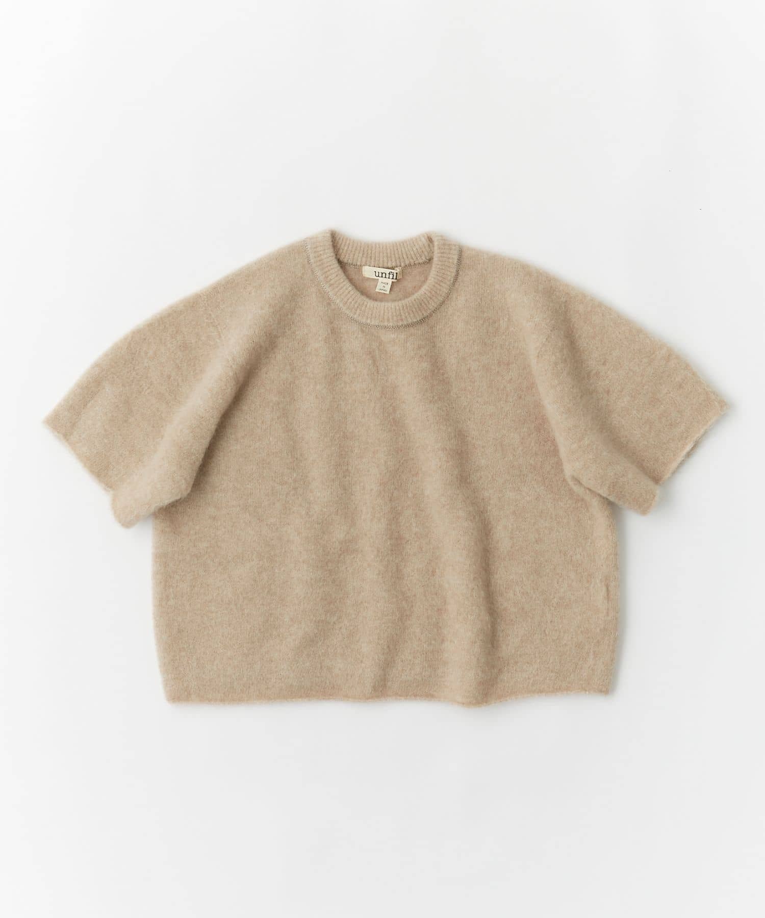 unfil　mohair sweater beige 1