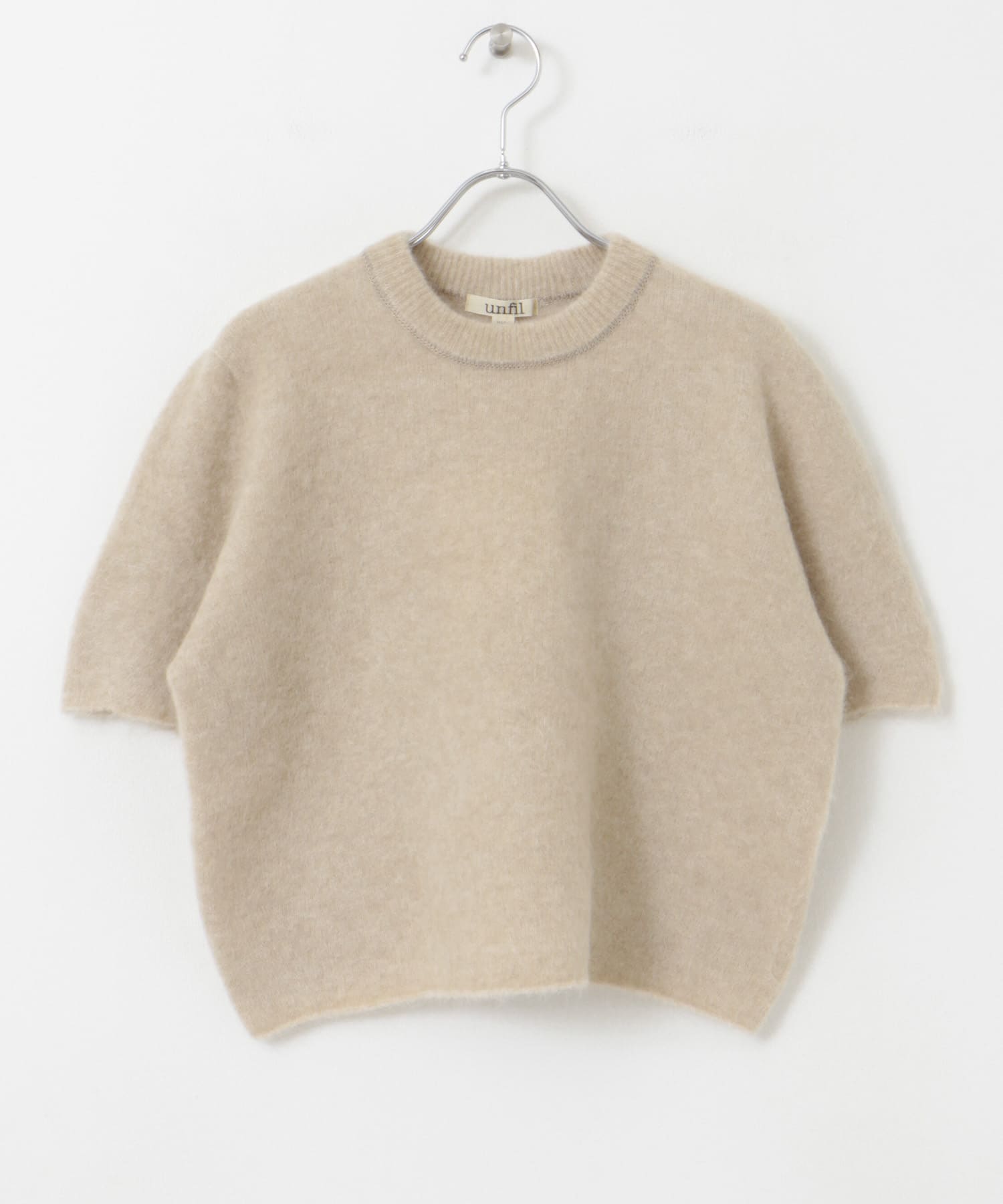 unfil　mohair sweater beige 1