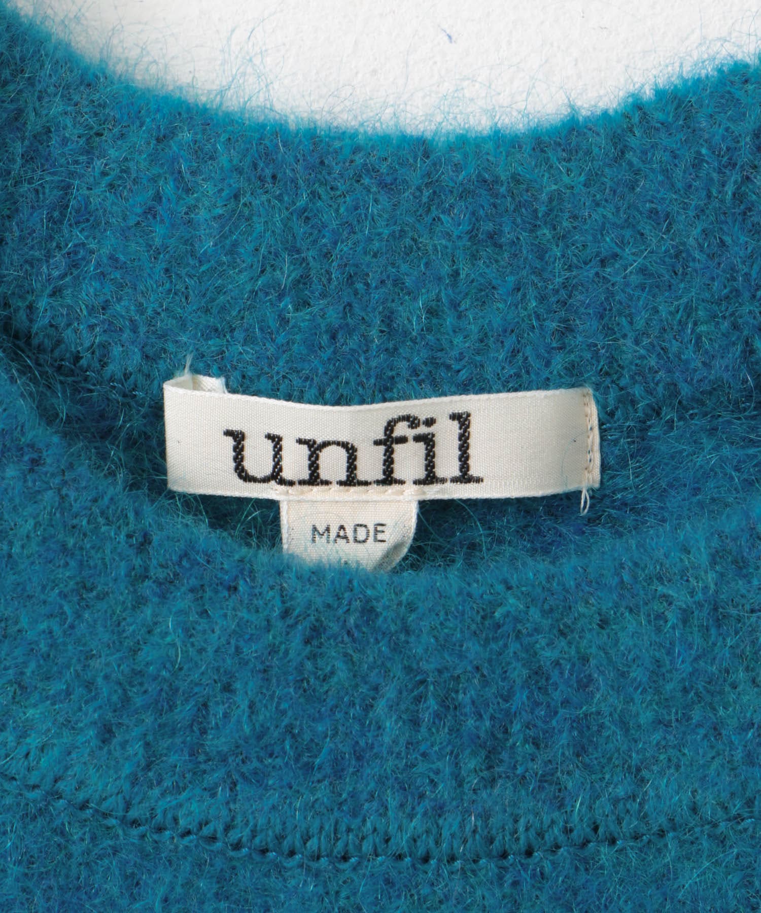 unfil　mohair sweater blue 1
