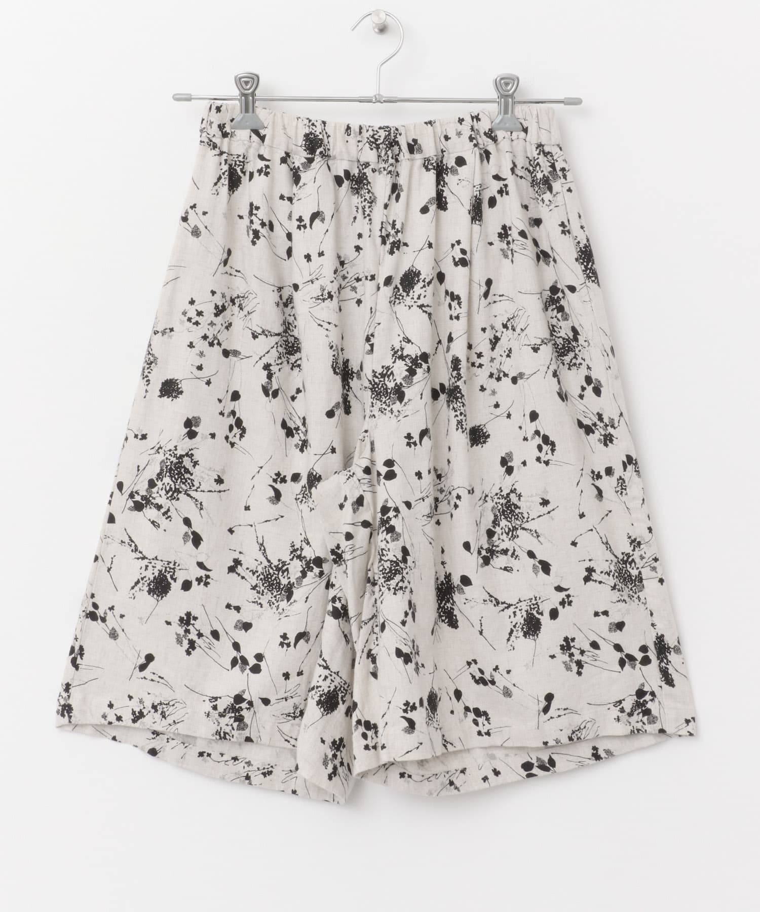 mizuiro ind　rayonlinenprint shortpants