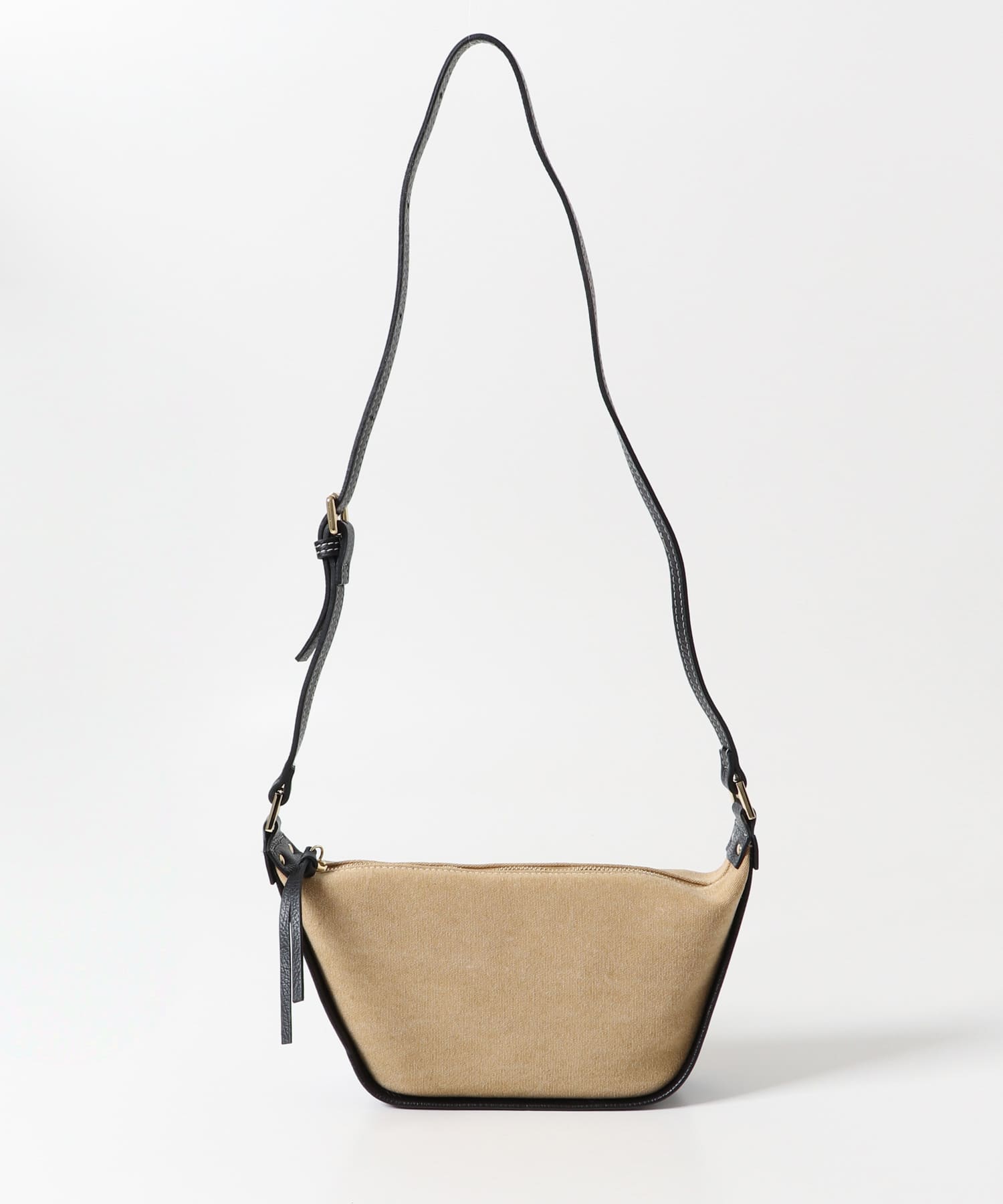 MARCO BIANCHINI キャンバスレザーバッグ(one off white): バッグ