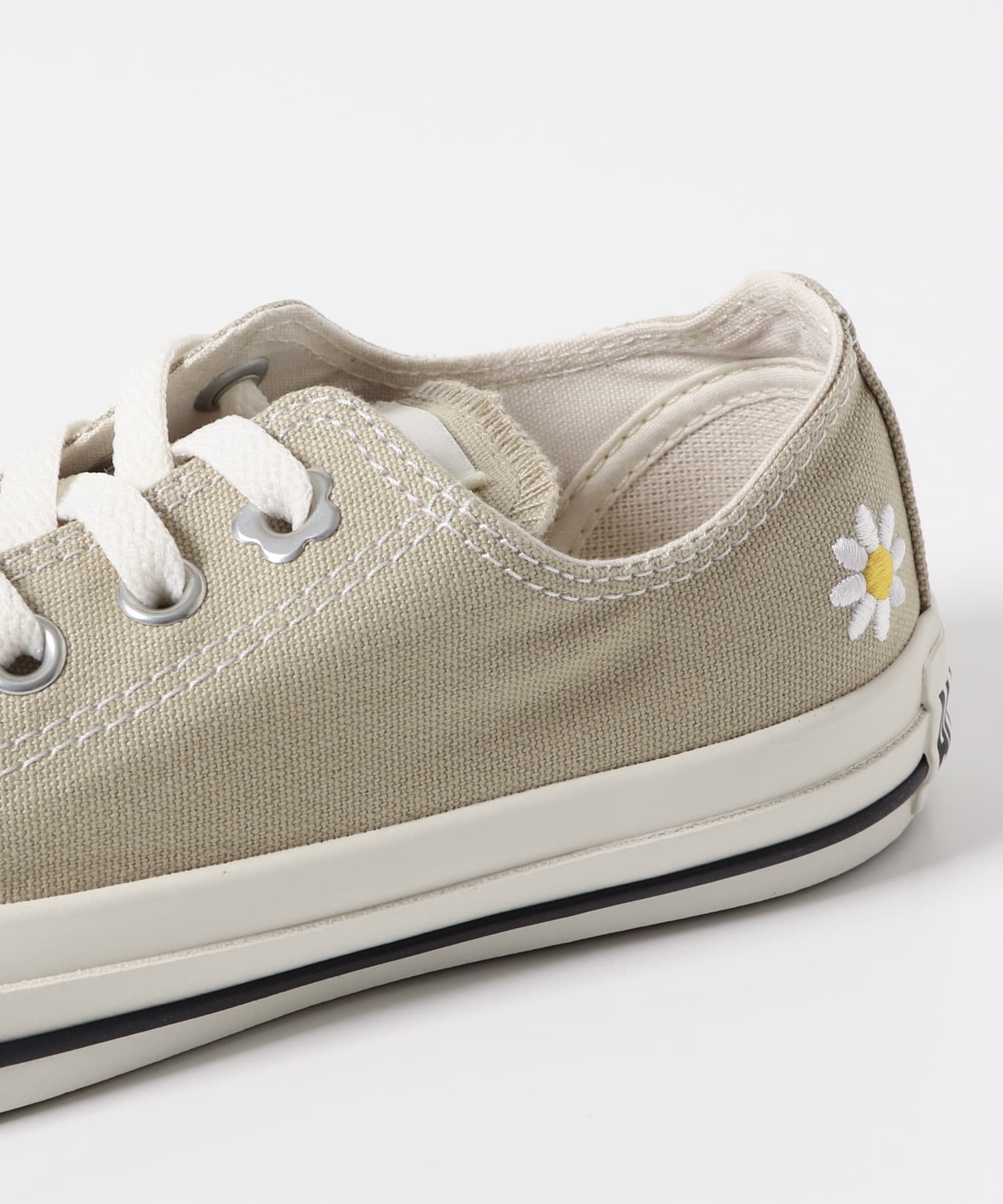 CONVERSE　ALL STAR FLOWEREYELETS OX サンドベージュ 23.5