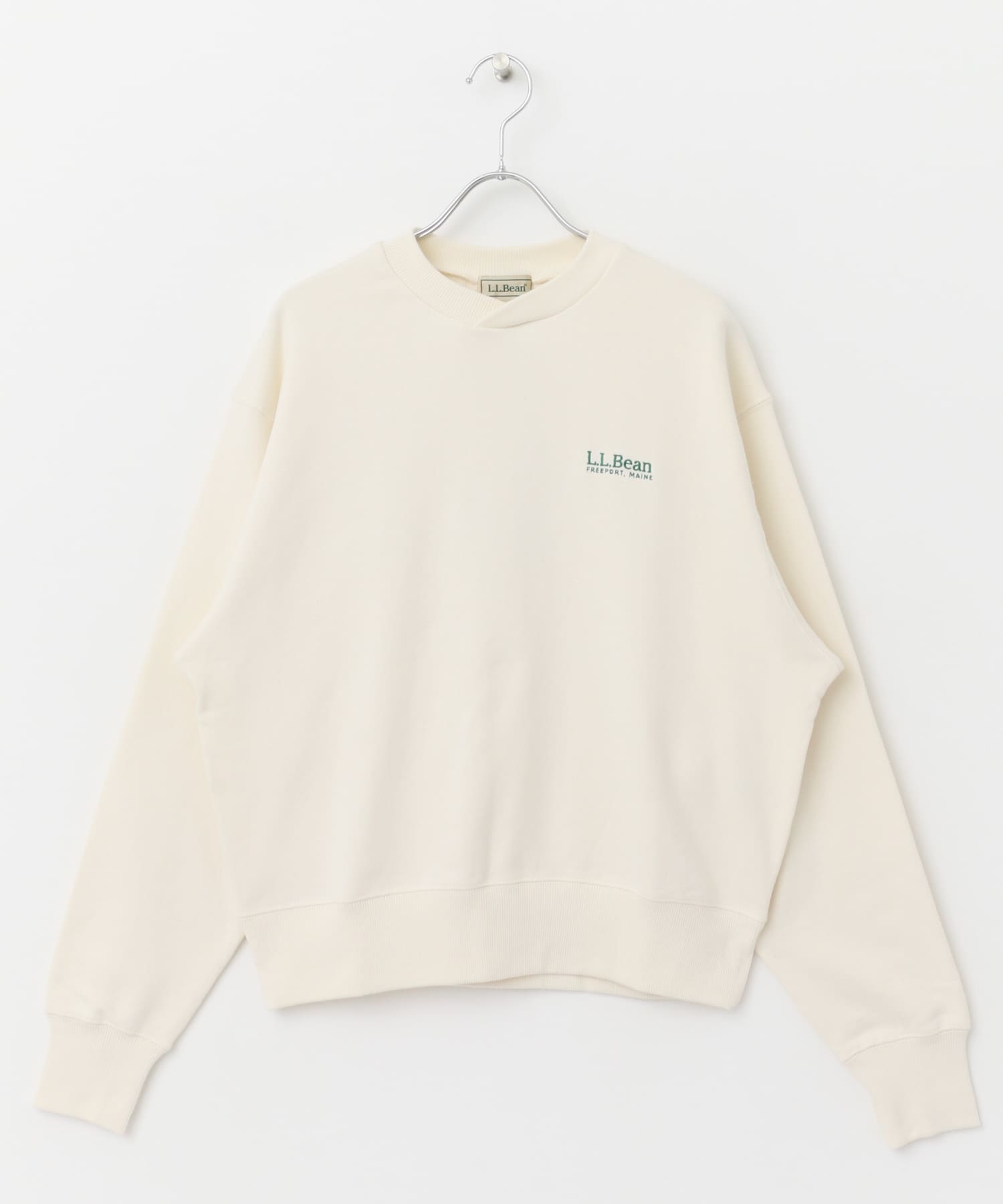 L.L.Bean　Crewneck Sweatshirts Ecru M
