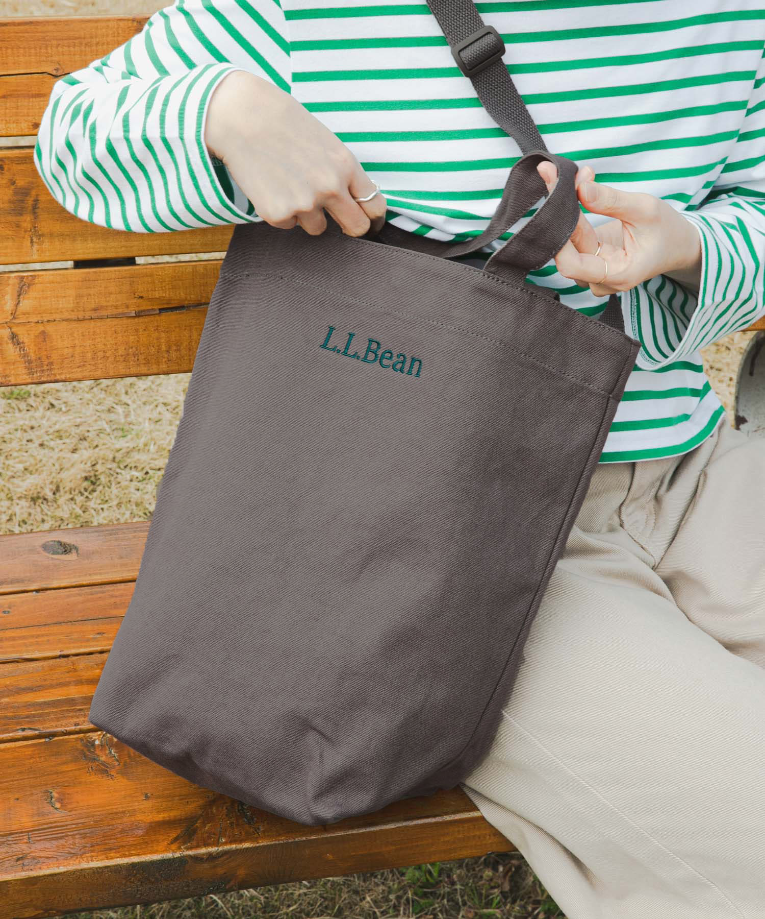 『別注』L.L.Bean×DOORS　Shoulder Strap Tote M CarbonGray one