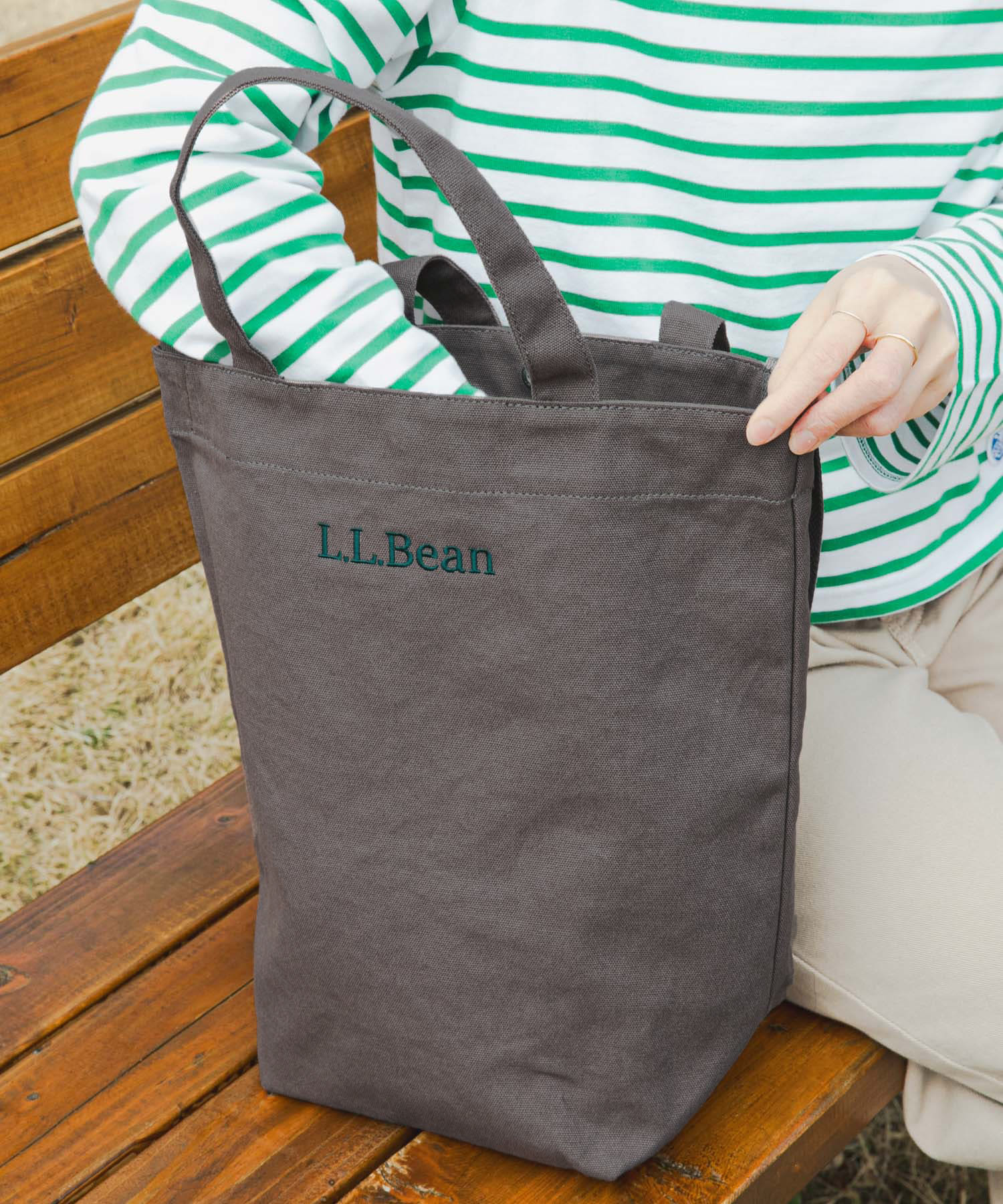 『別注』L.L.Bean×DOORS　Shoulder Strap Tote M CarbonGray one