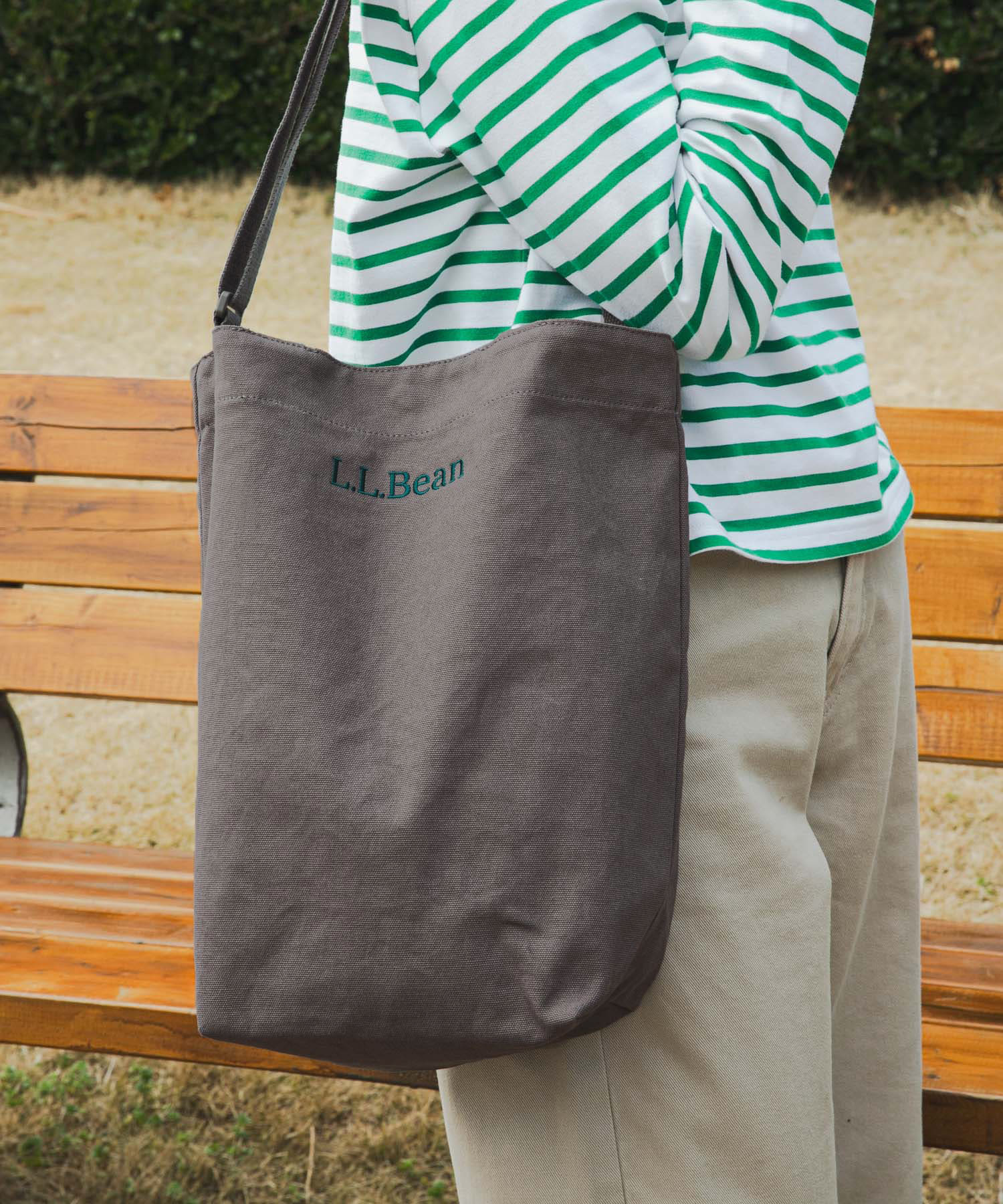 『別注』L.L.Bean×DOORS　Shoulder Strap Tote M CarbonGray one
