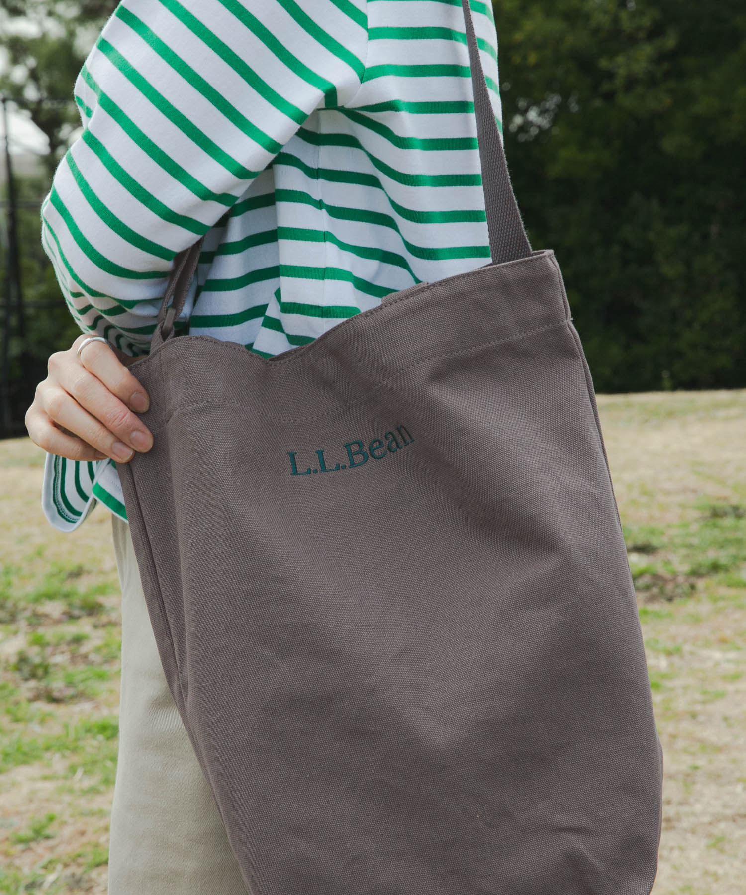 『別注』L.L.Bean×DOORS　Shoulder Strap Tote M CarbonGray one