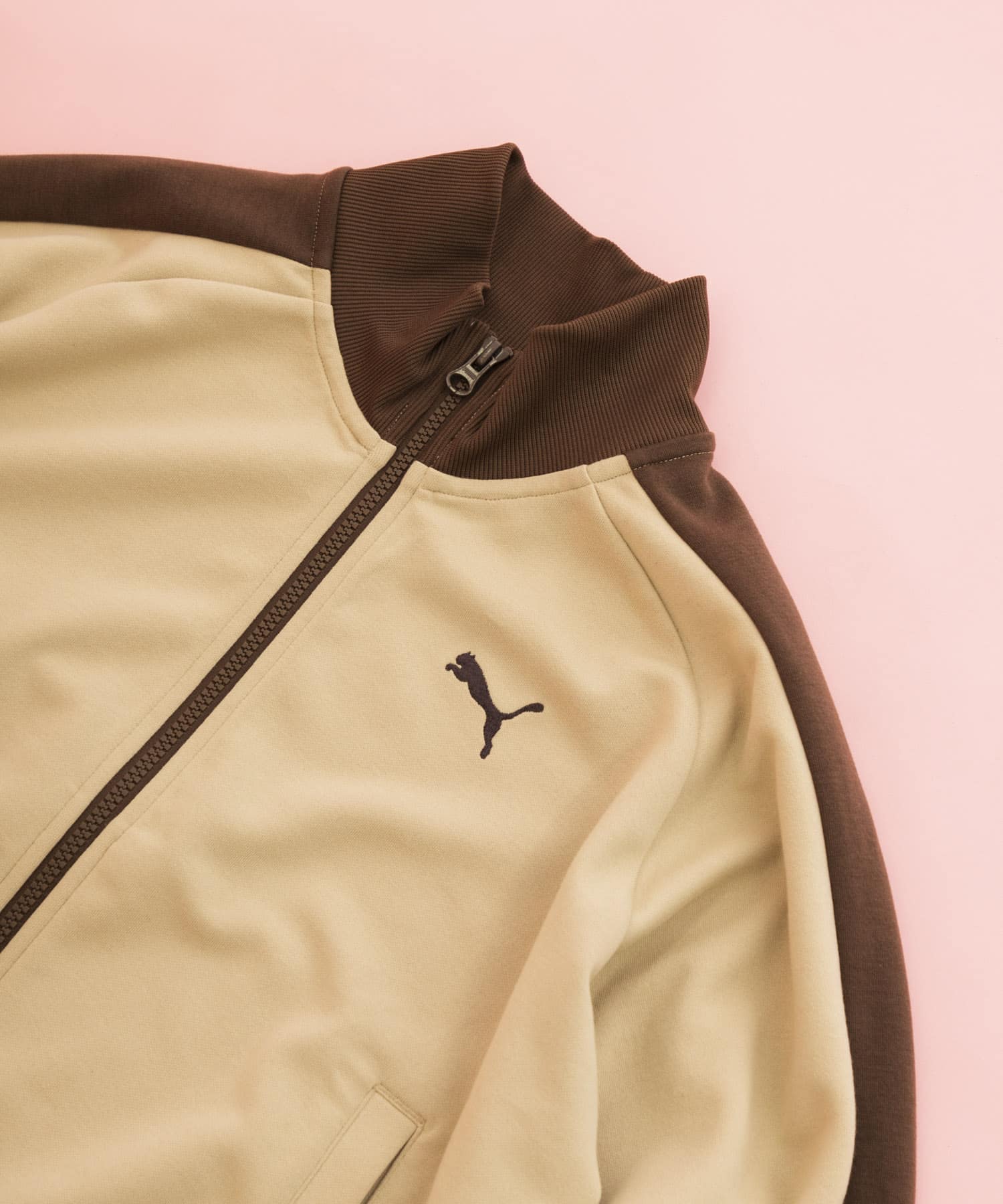 『別注』PUMA×DOORS　T7 TRACK JACKET CRM×BRN M