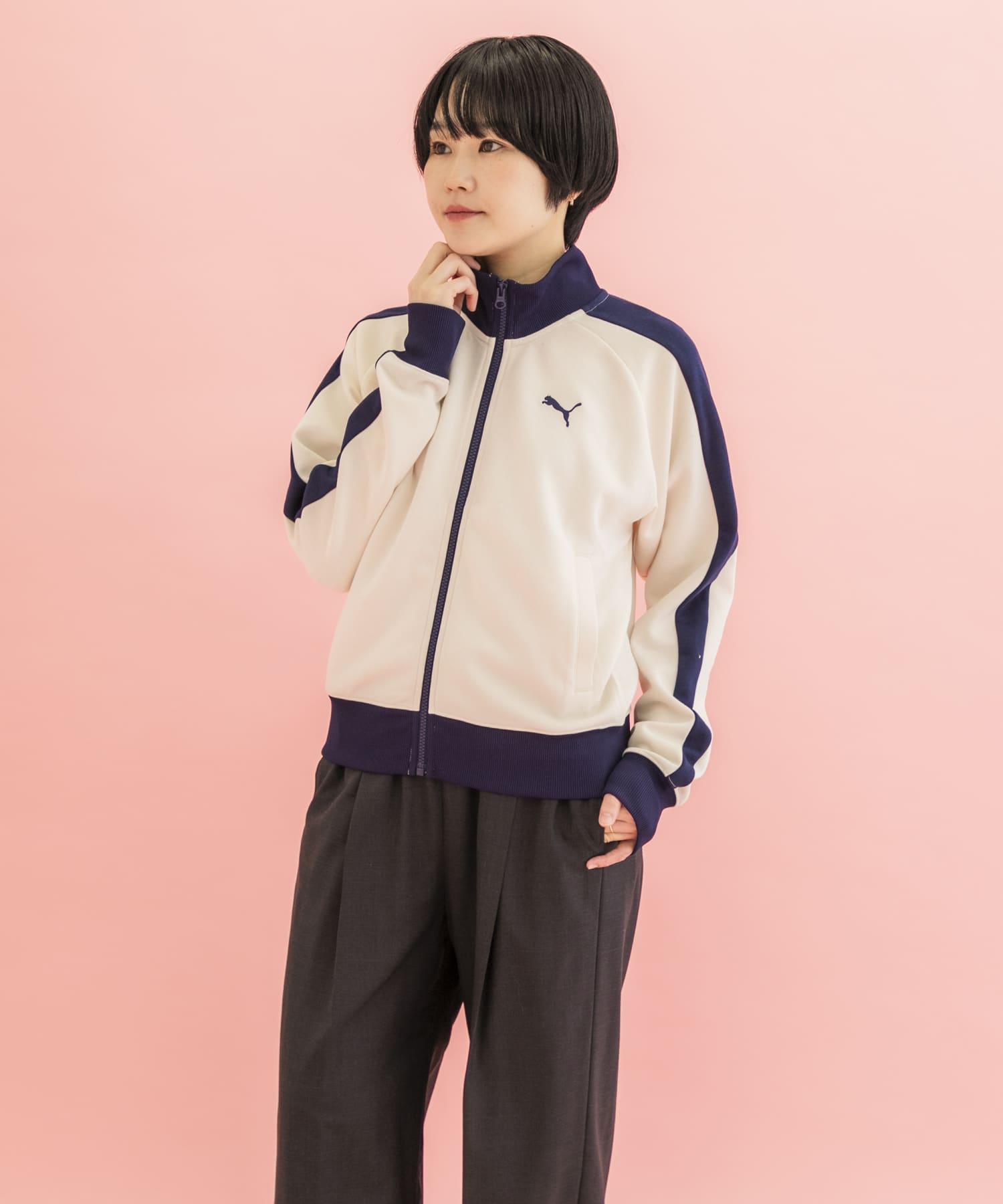 別注』PUMA×DOORS T7 TRACK JACKET(M IVO×NVY): アウター｜URBAN
