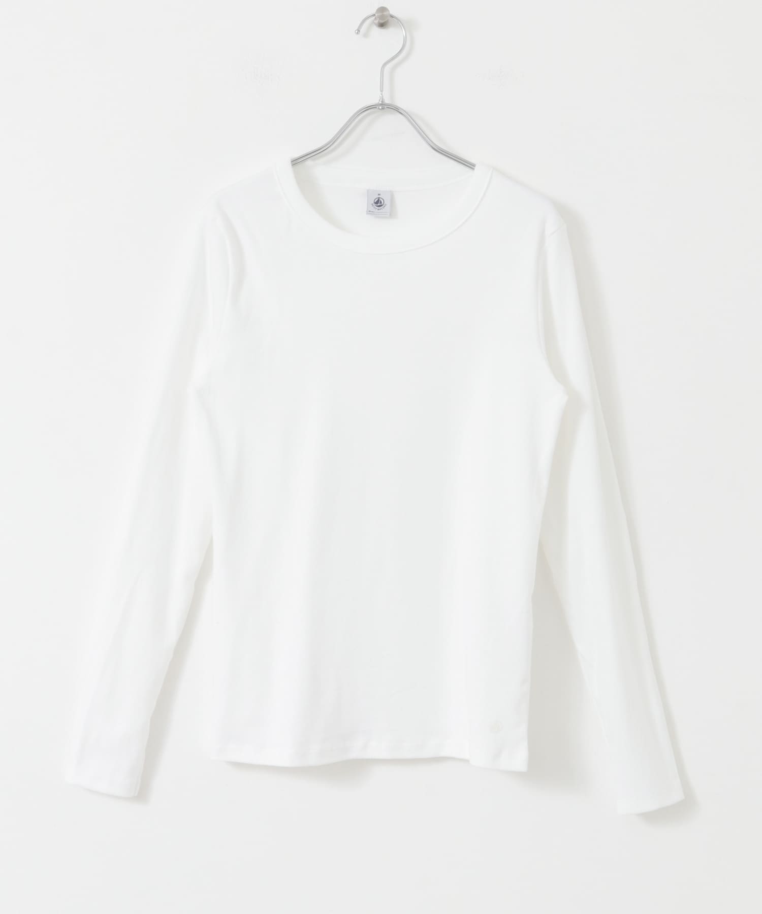 PETIT BATEAU　長袖ML COL ROND ecume M