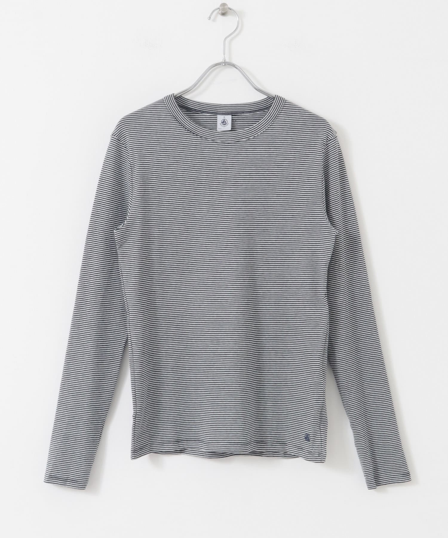 PETIT BATEAU　長袖ML COL ROND smo/marsh M