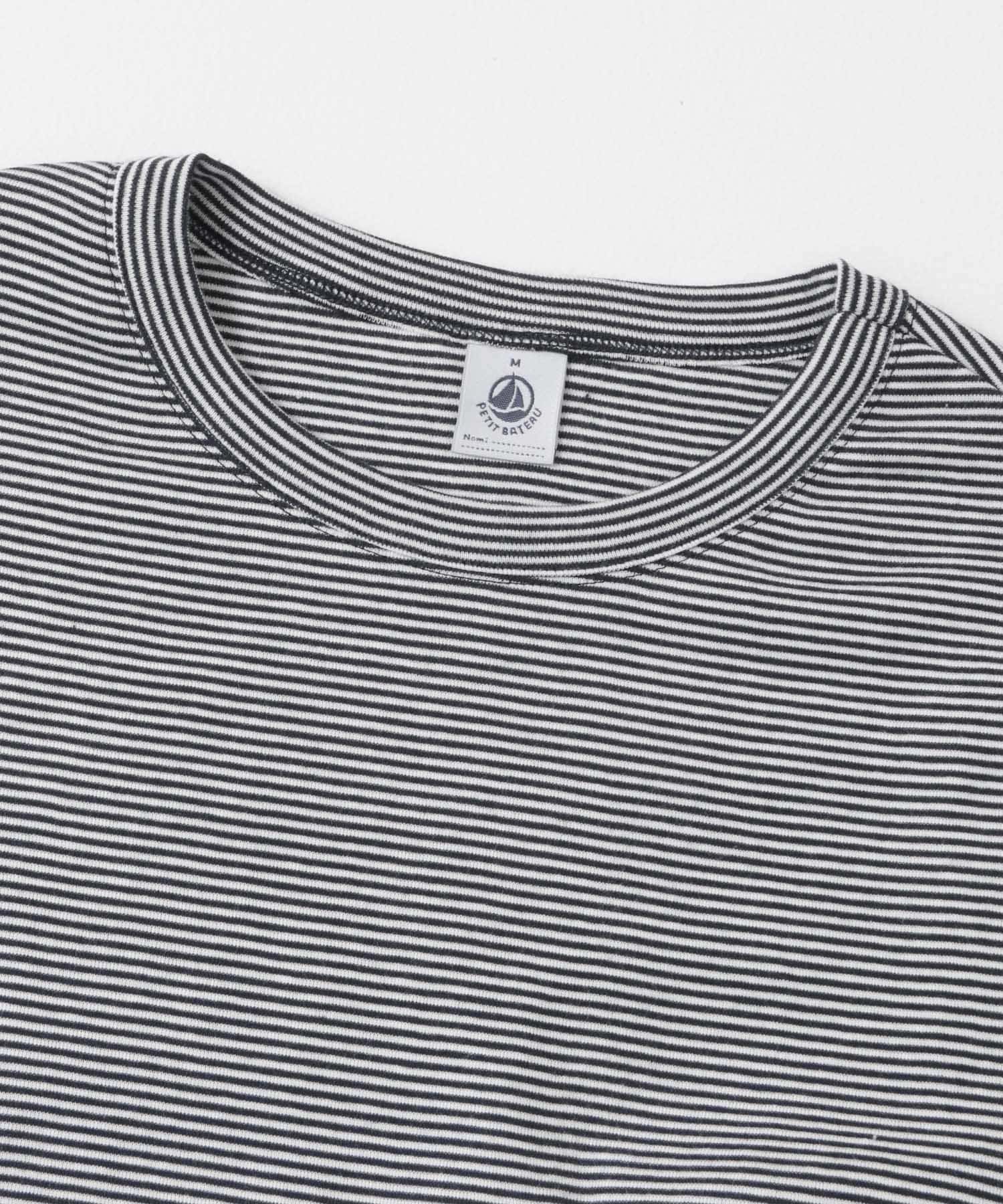 PETIT BATEAU　長袖ML COL ROND smo/marsh M