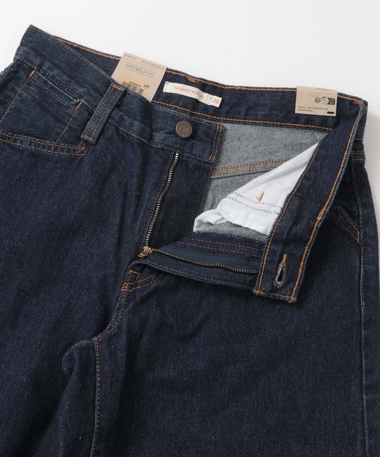 Levi’s　94 BAGGY WIDE LEG D Indigo 25