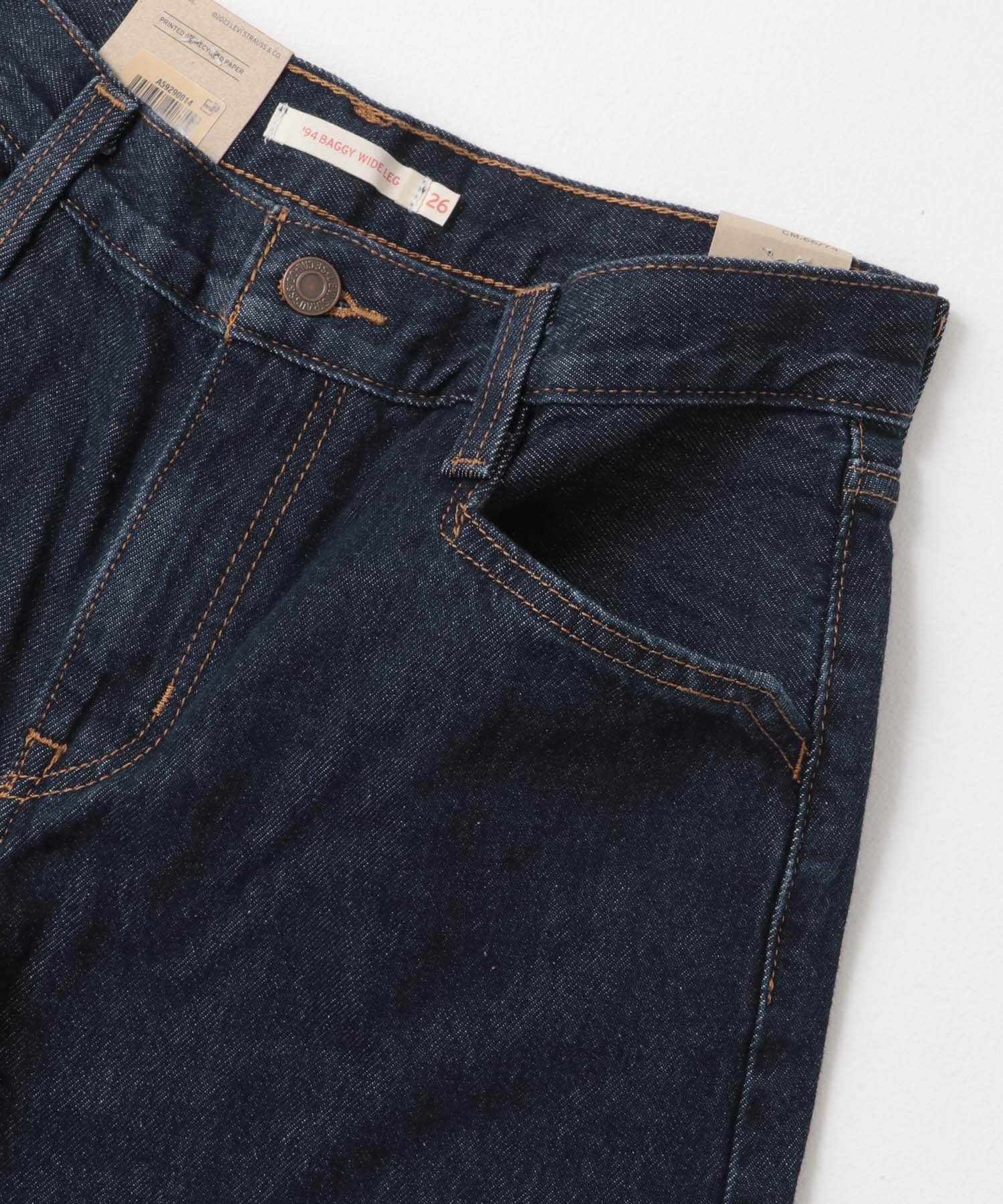 Levi’s　94 BAGGY WIDE LEG D Indigo 25