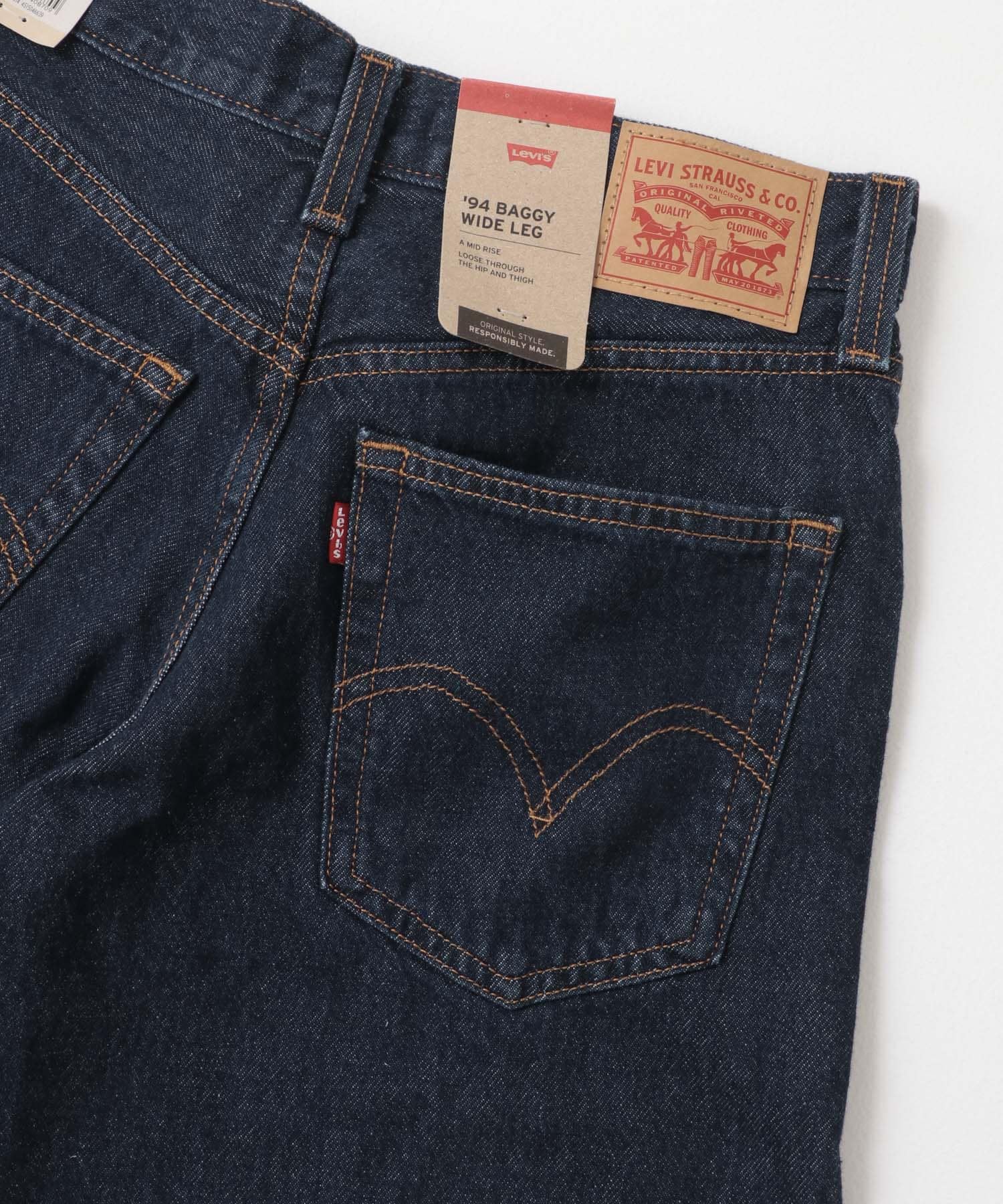 Levi’s　94 BAGGY WIDE LEG D Indigo 25