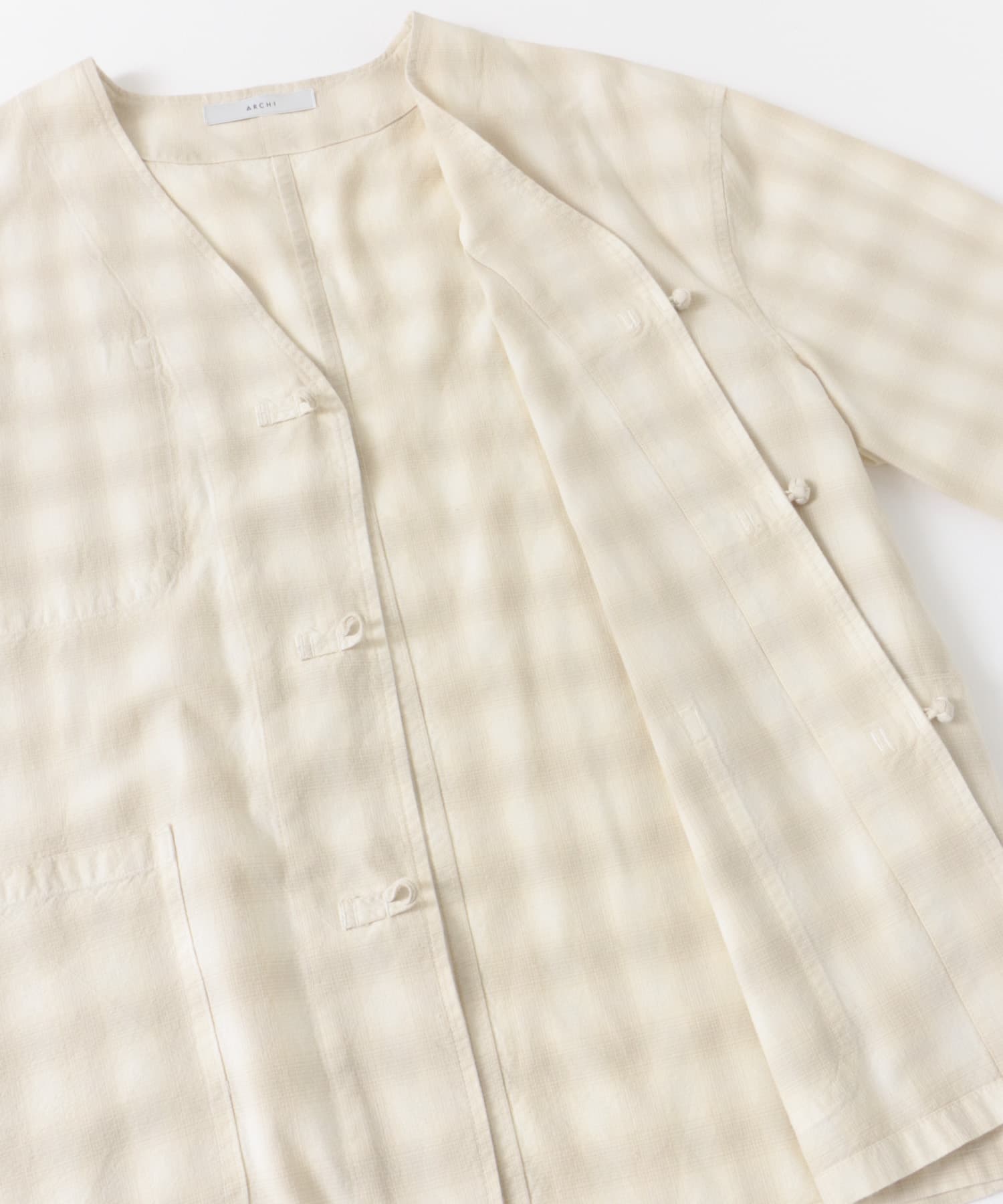 ARCHI　CHINOISERIE JACKET CHECK S