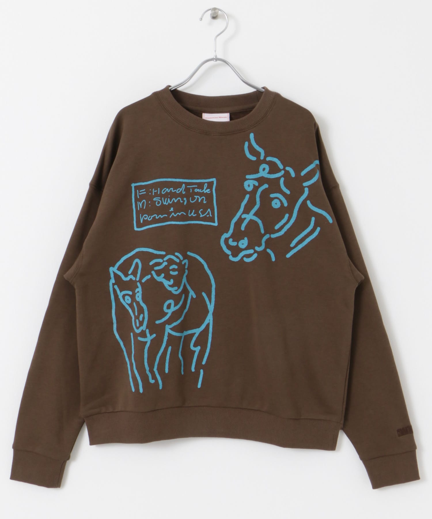 Common Noun　norahi クルーネックスウェット Brown M