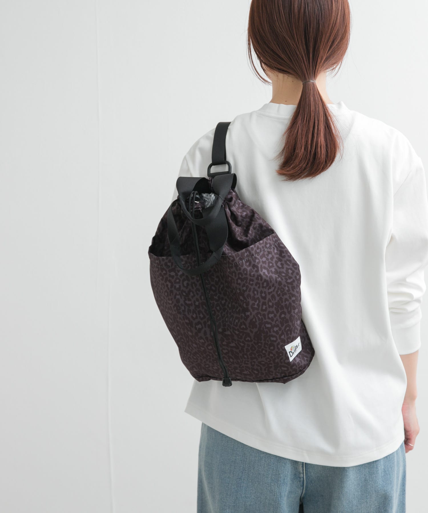 『別注』DRIFTER×DOORS　ナップサック BLACK LEO one