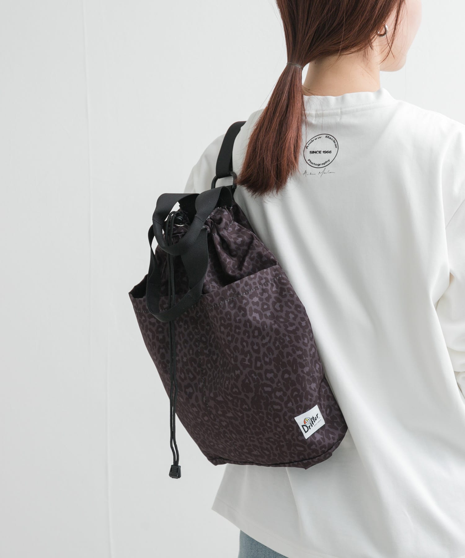 『別注』DRIFTER×DOORS　ナップサック BLACK LEO one