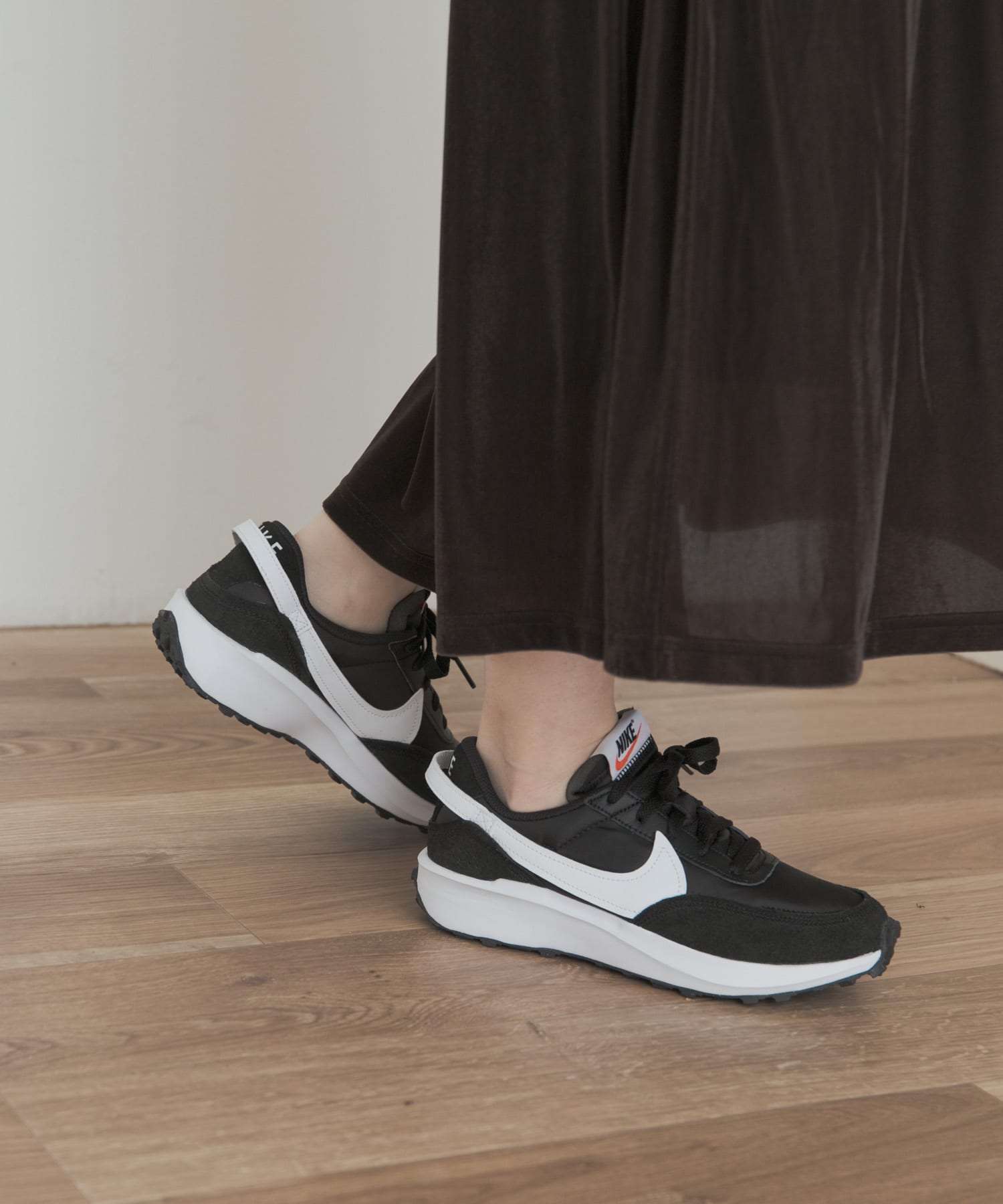 NIKE　ワッフル デビュー ブラック 23.5