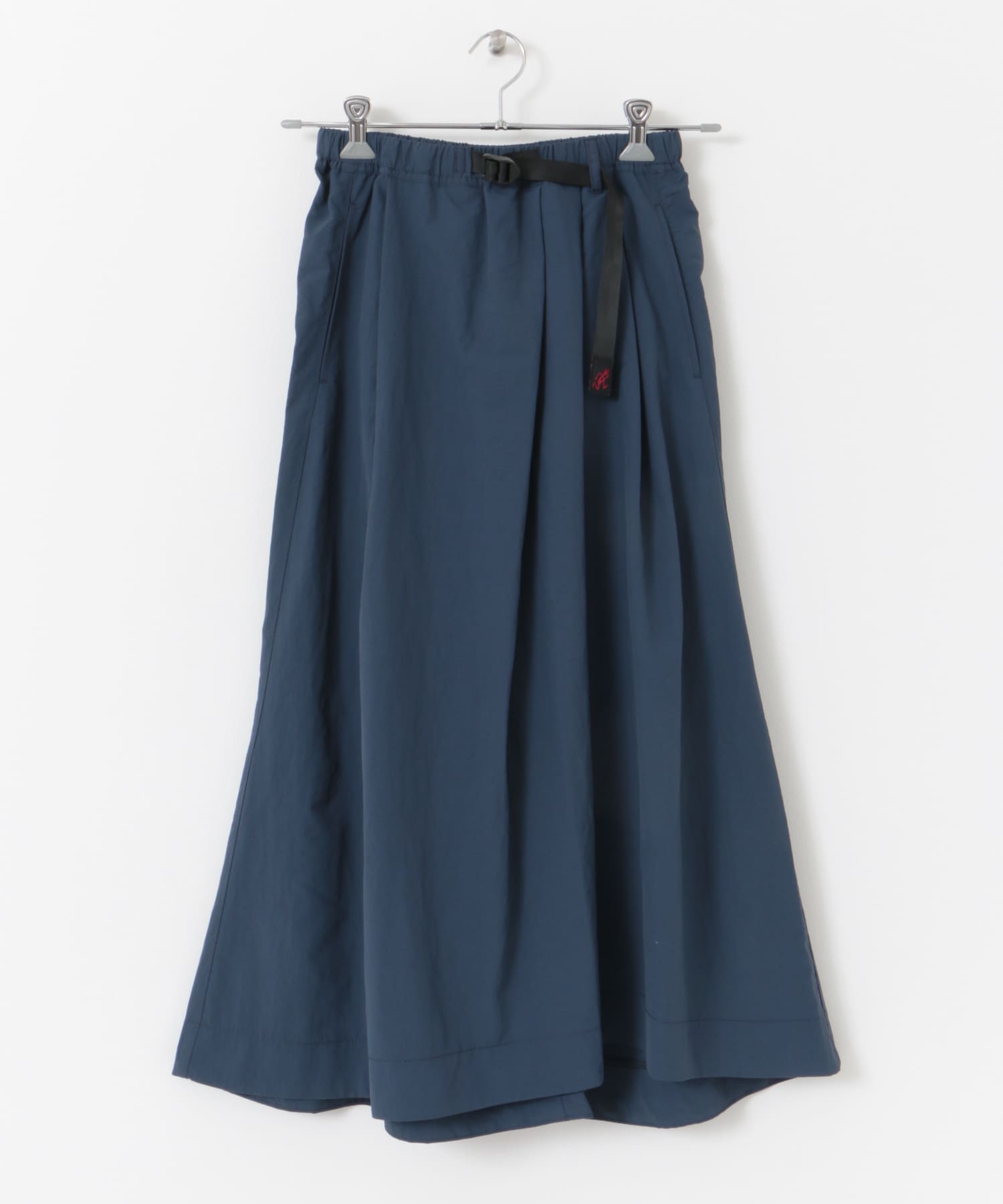 『別注』Gramicci　ナイロンロングスカート NAVY one