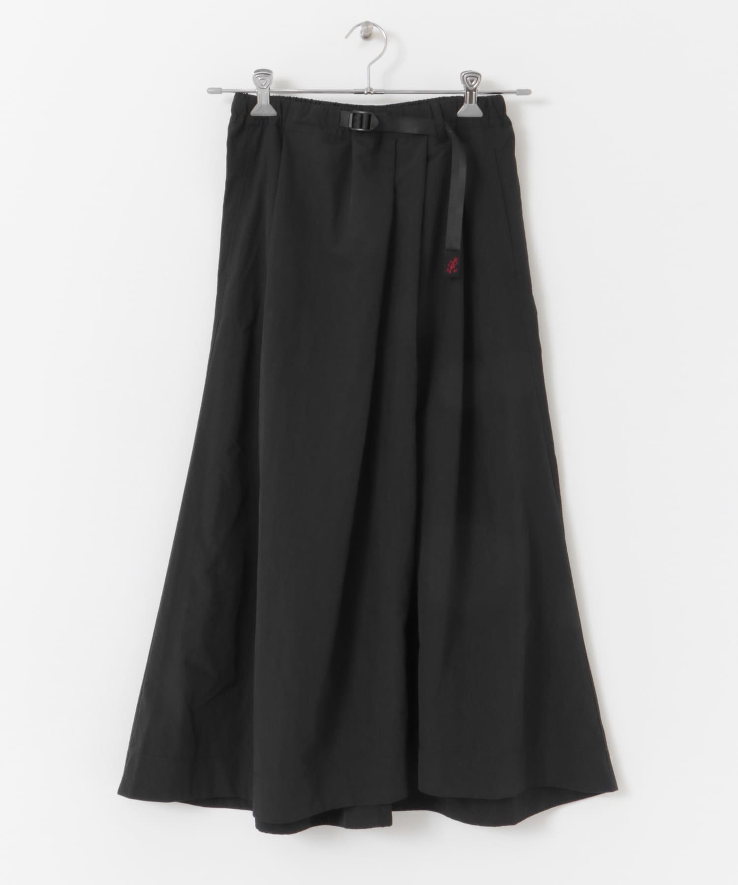 『別注』Gramicci　ナイロンロングスカート BLACK one