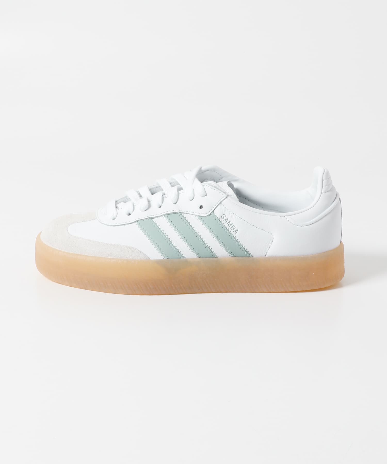 adidas　SAMBA W ワンダーブルー 23.5