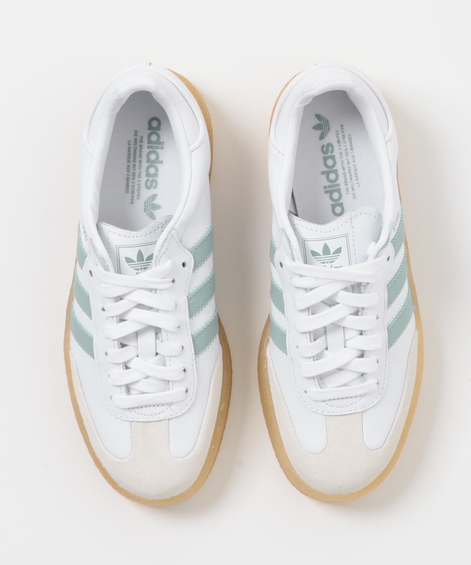adidas　SAMBA W ワンダーブルー 23.5